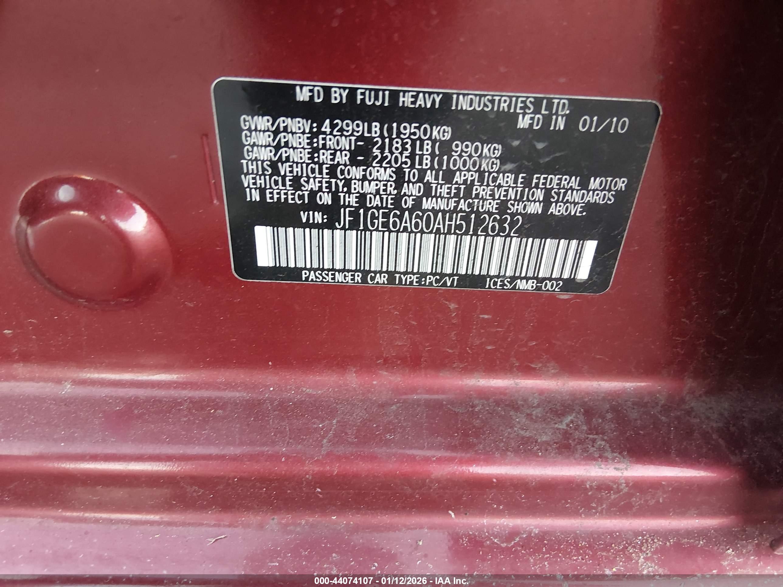 SUBARU IMPREZA image 9