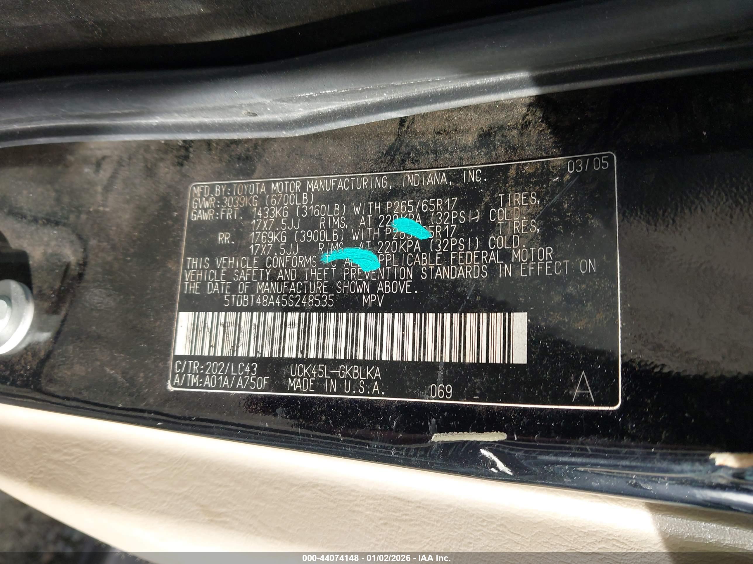 TOYOTA SEQUOIA image 9