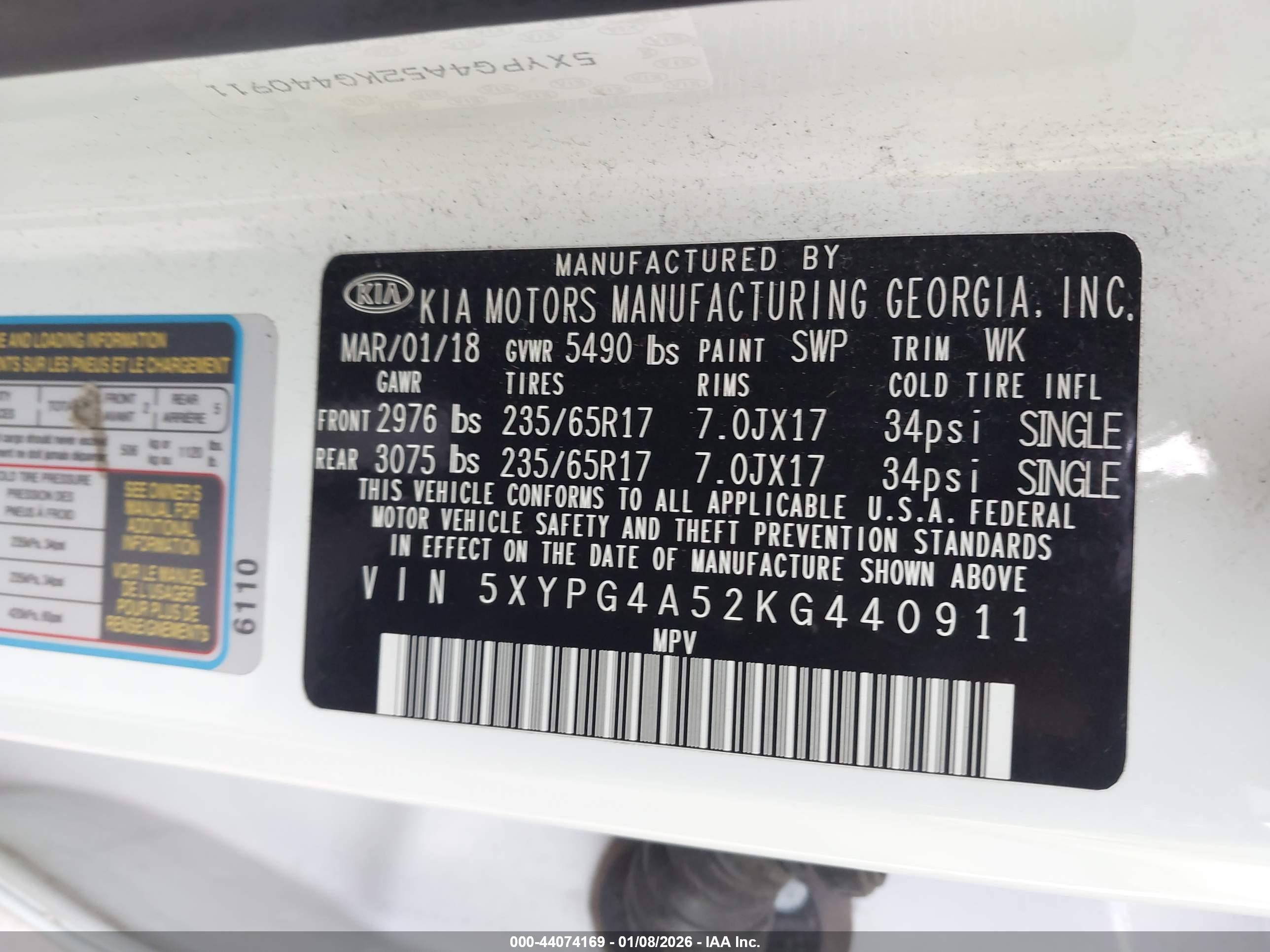 KIA SORENTO image 9