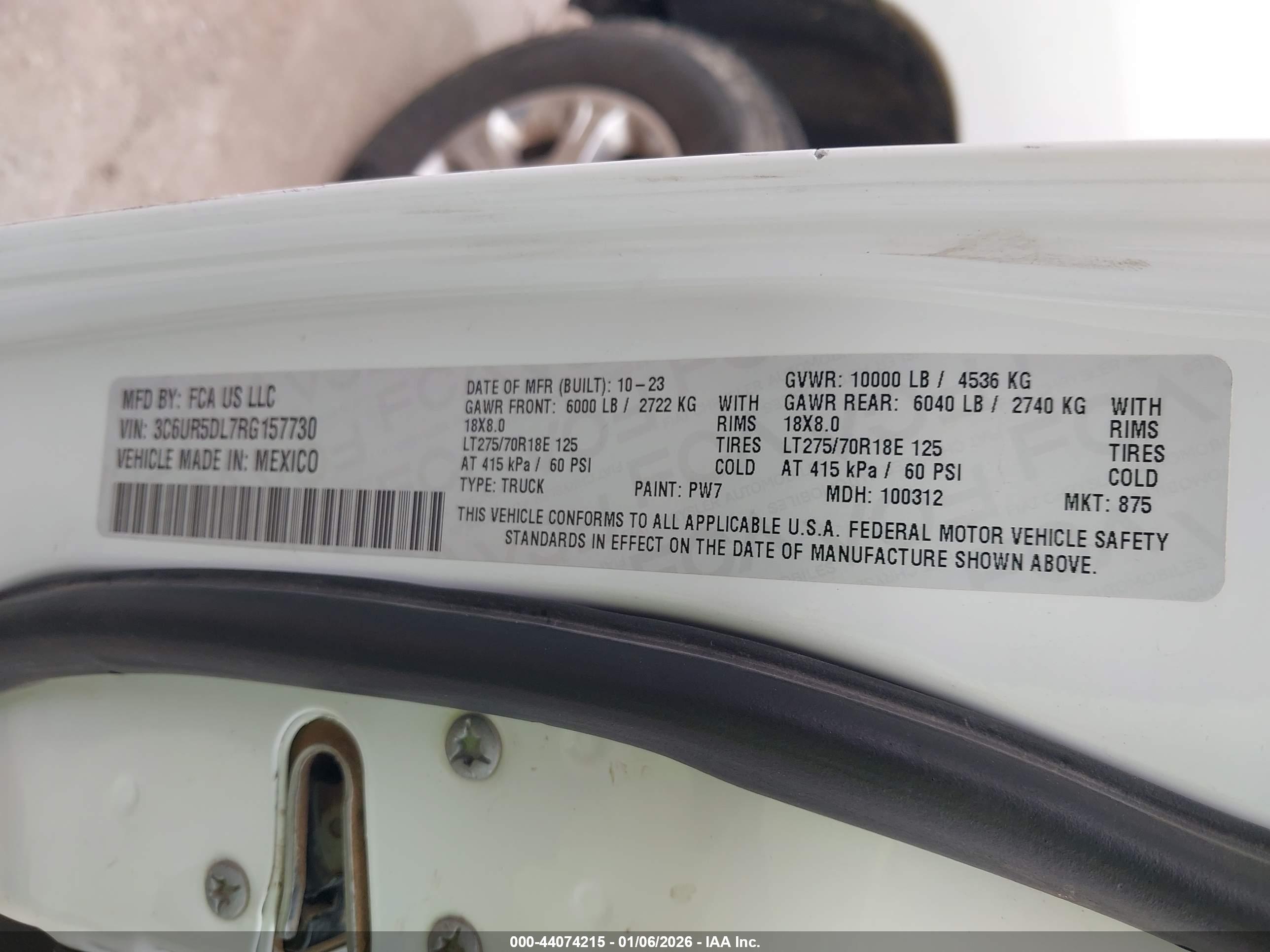 RAM 2500 image 9