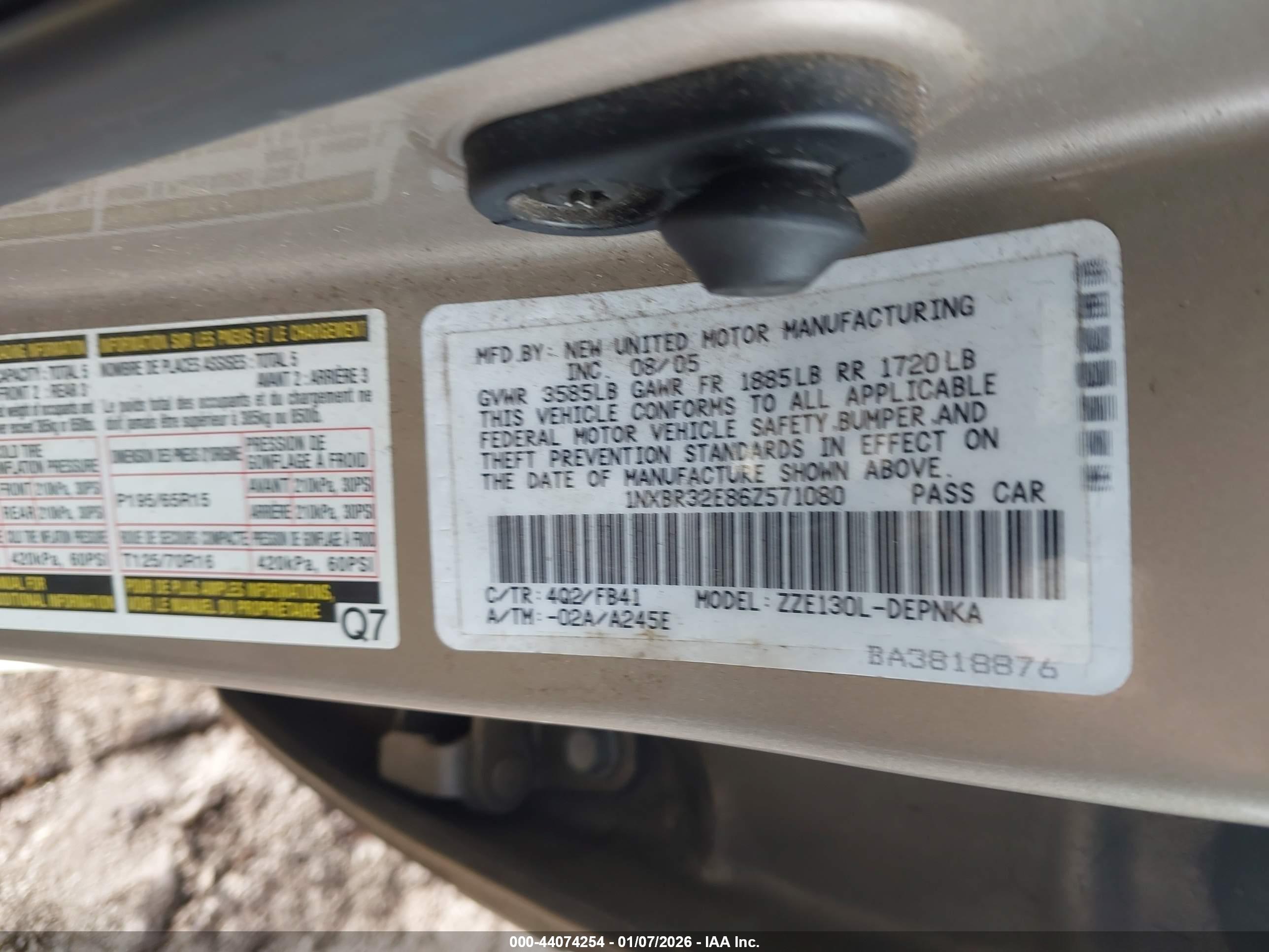 TOYOTA COROLLA image 9