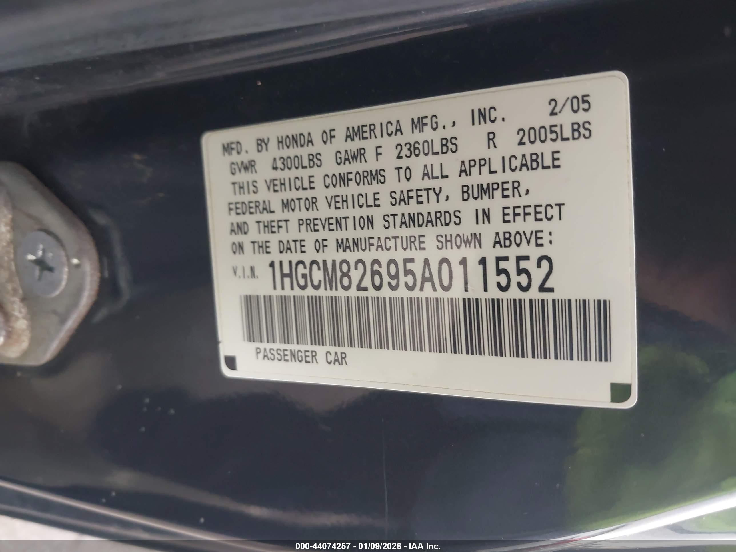 HONDA ACCORD image 9