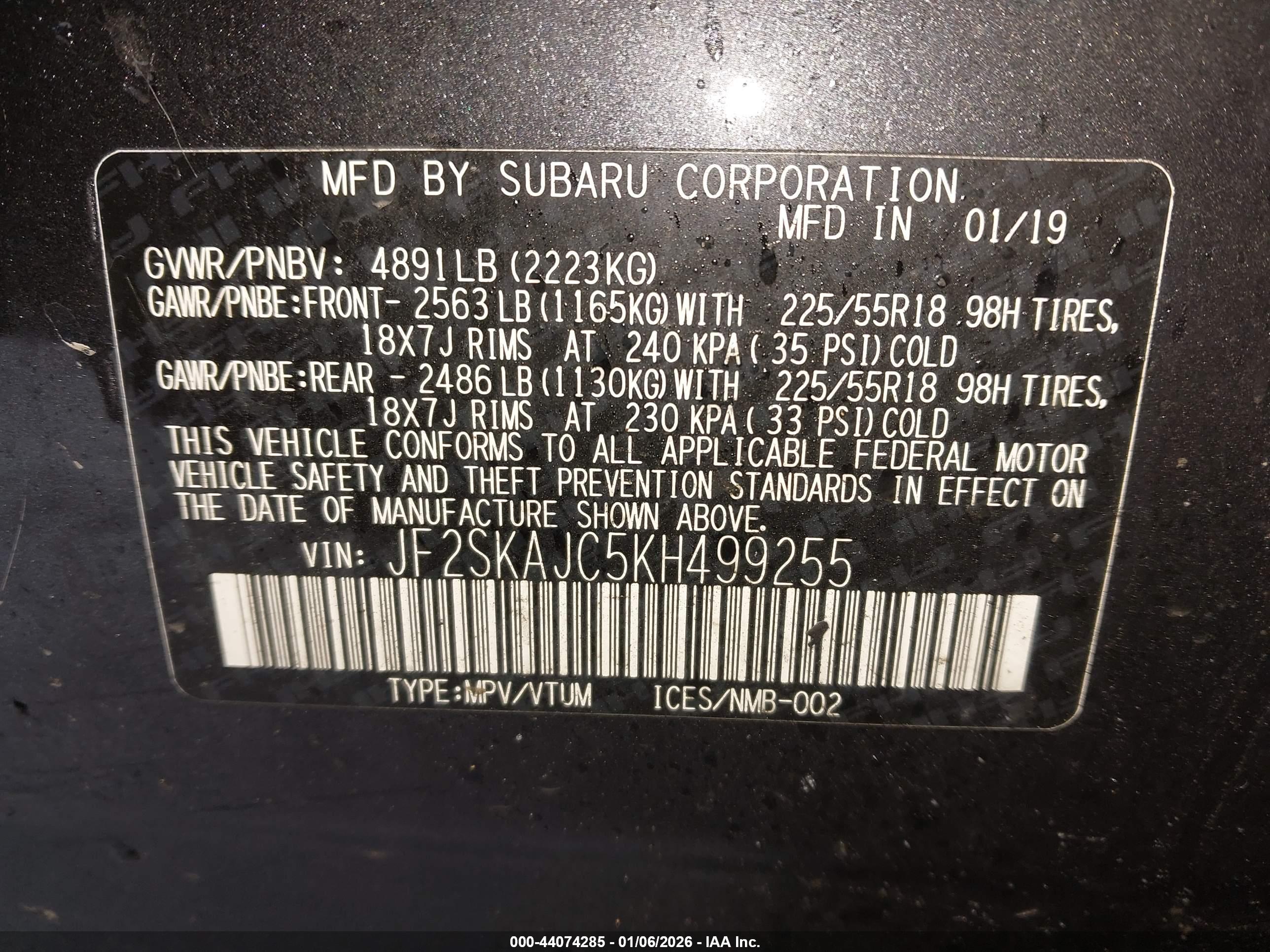 SUBARU FORESTER image 9