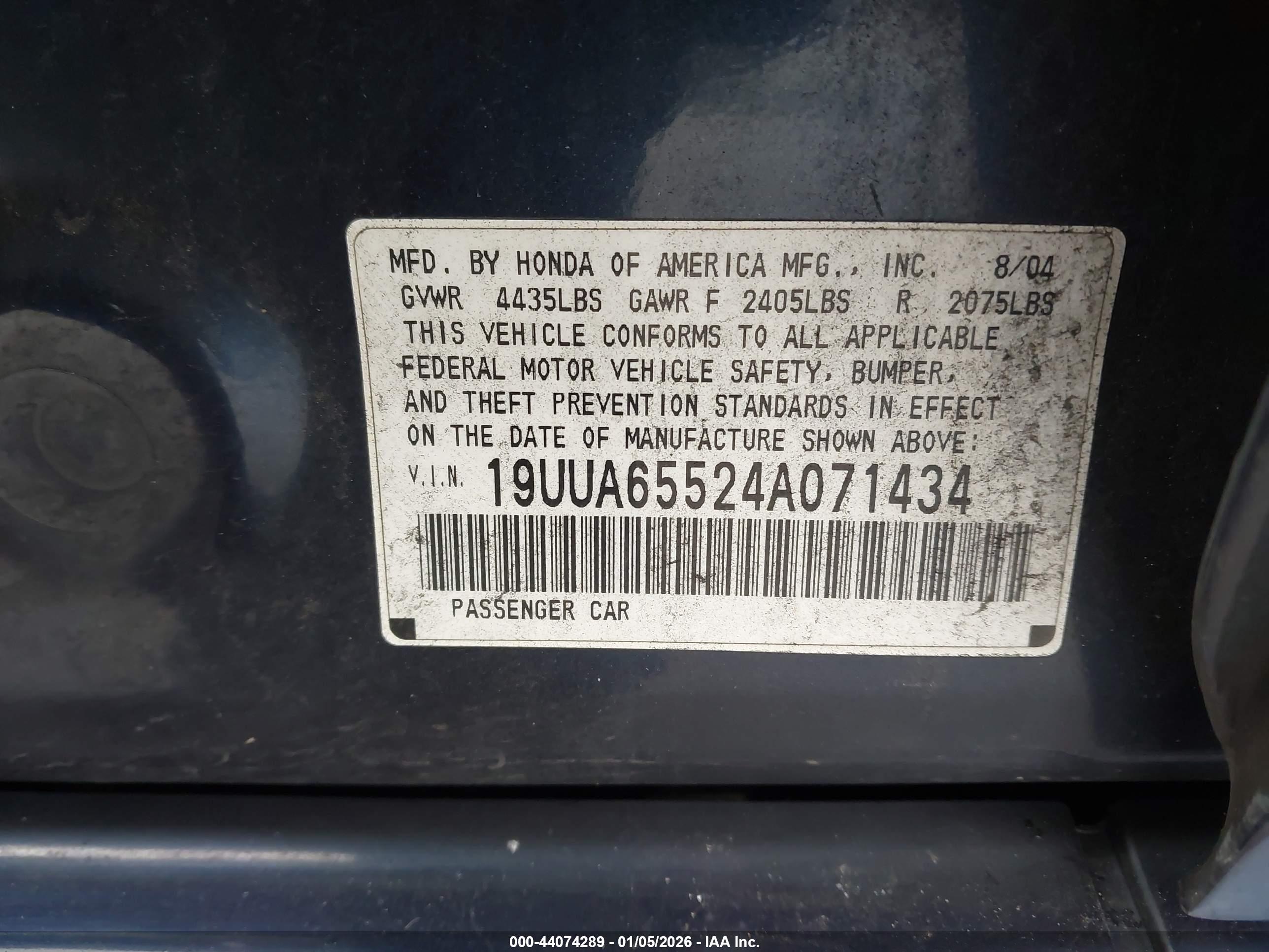 ACURA TL image 9