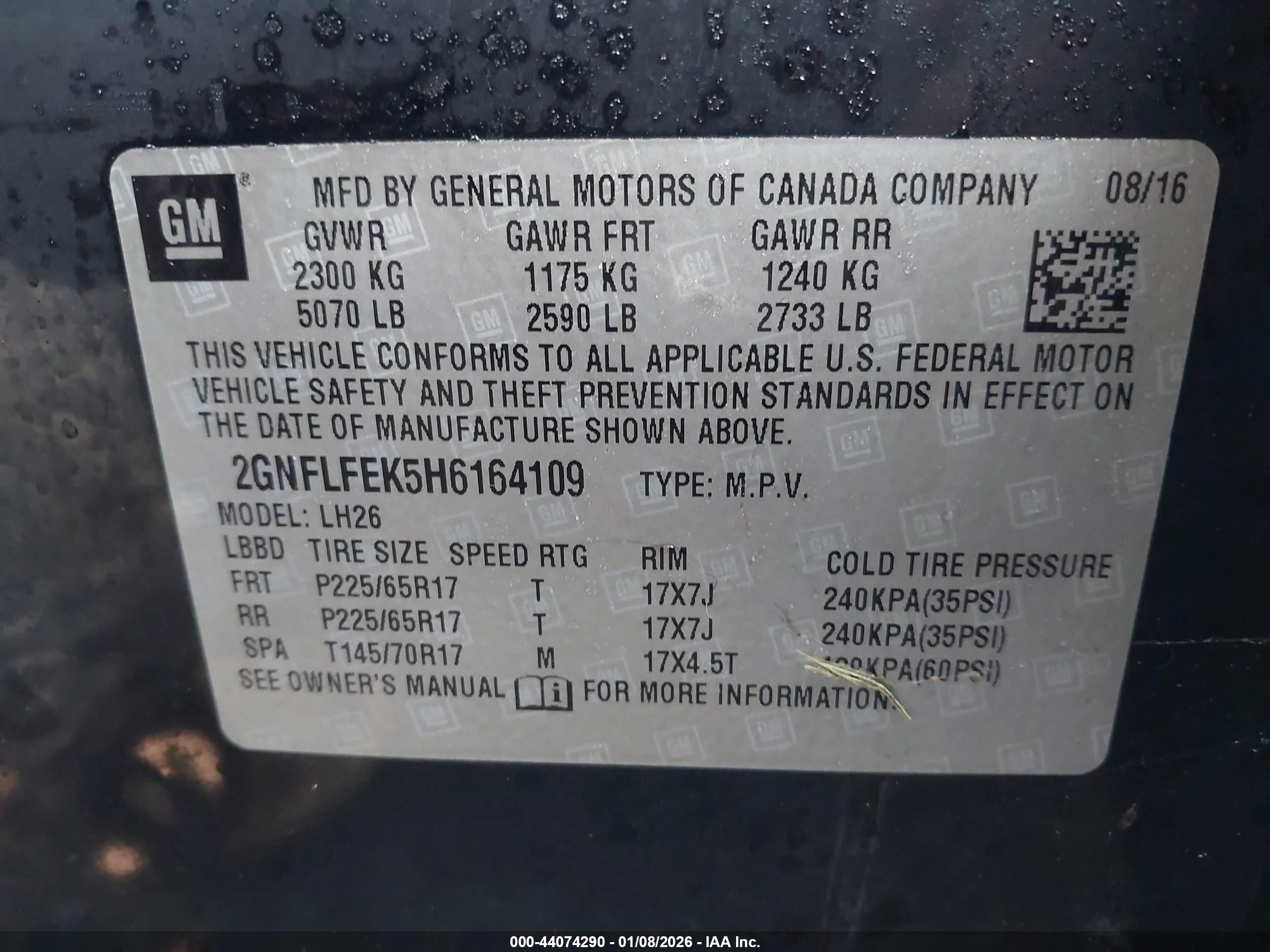 CHEVROLET EQUINOX image 9