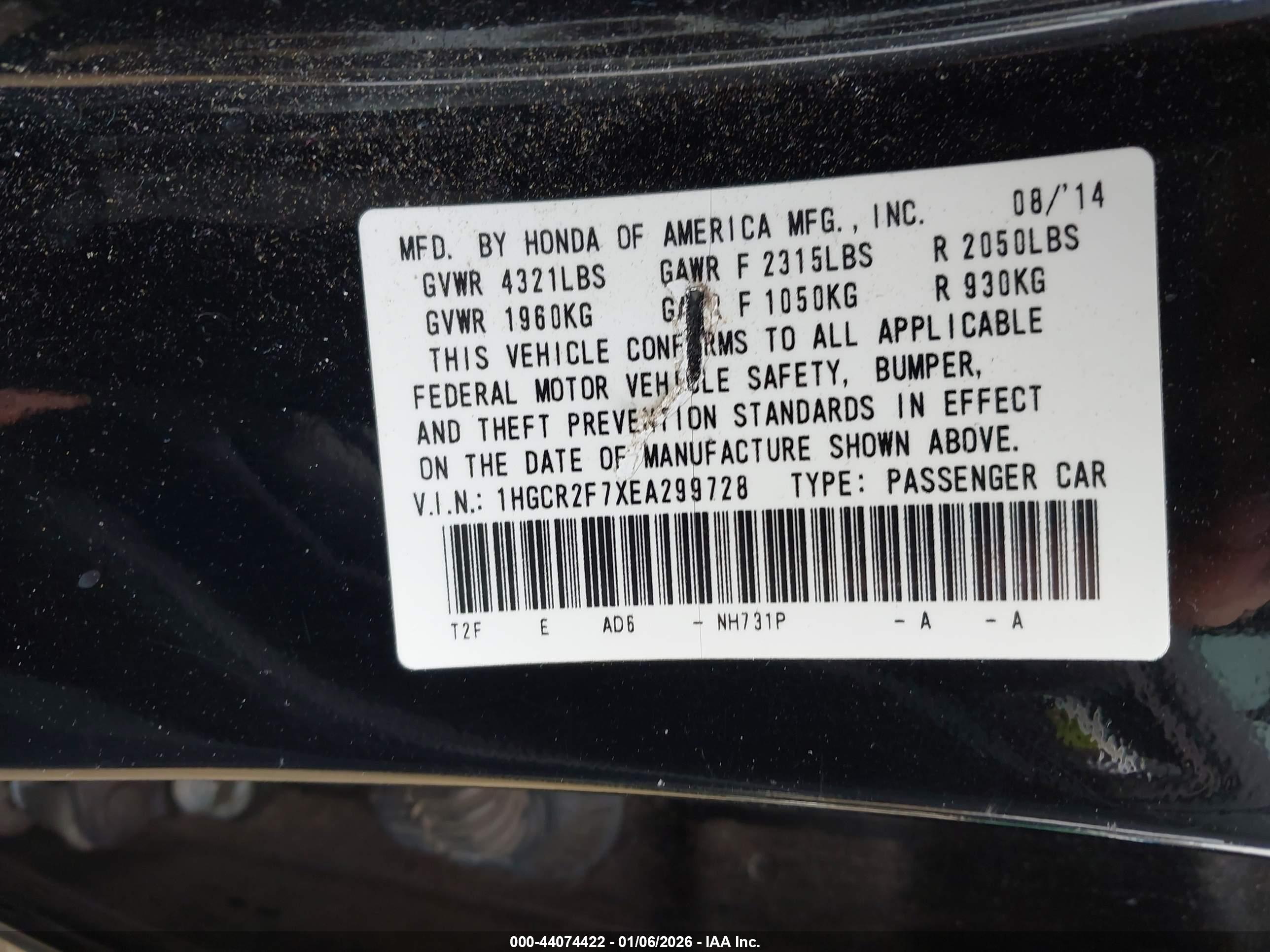 HONDA ACCORD image 9