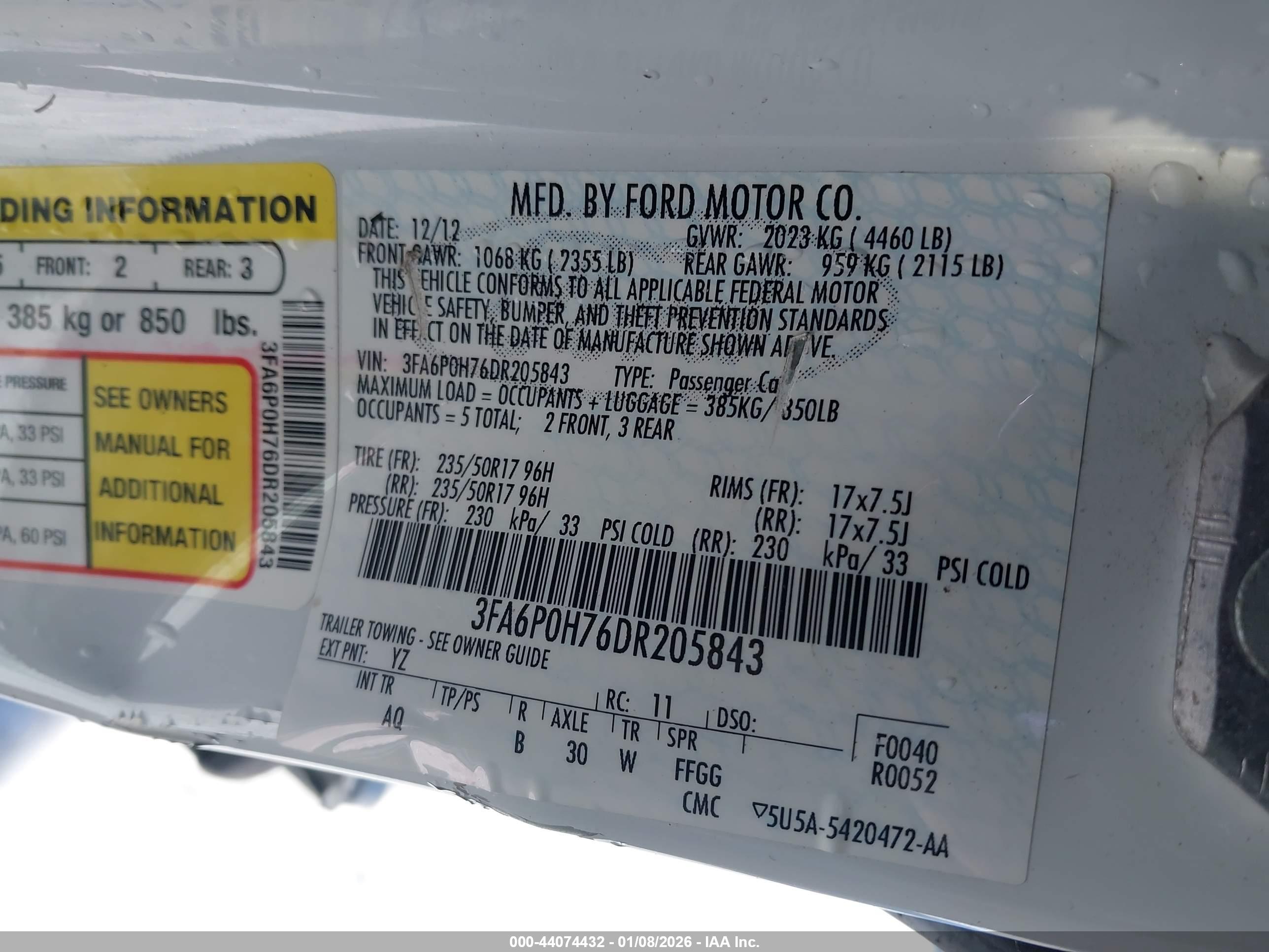 FORD FUSION image 9