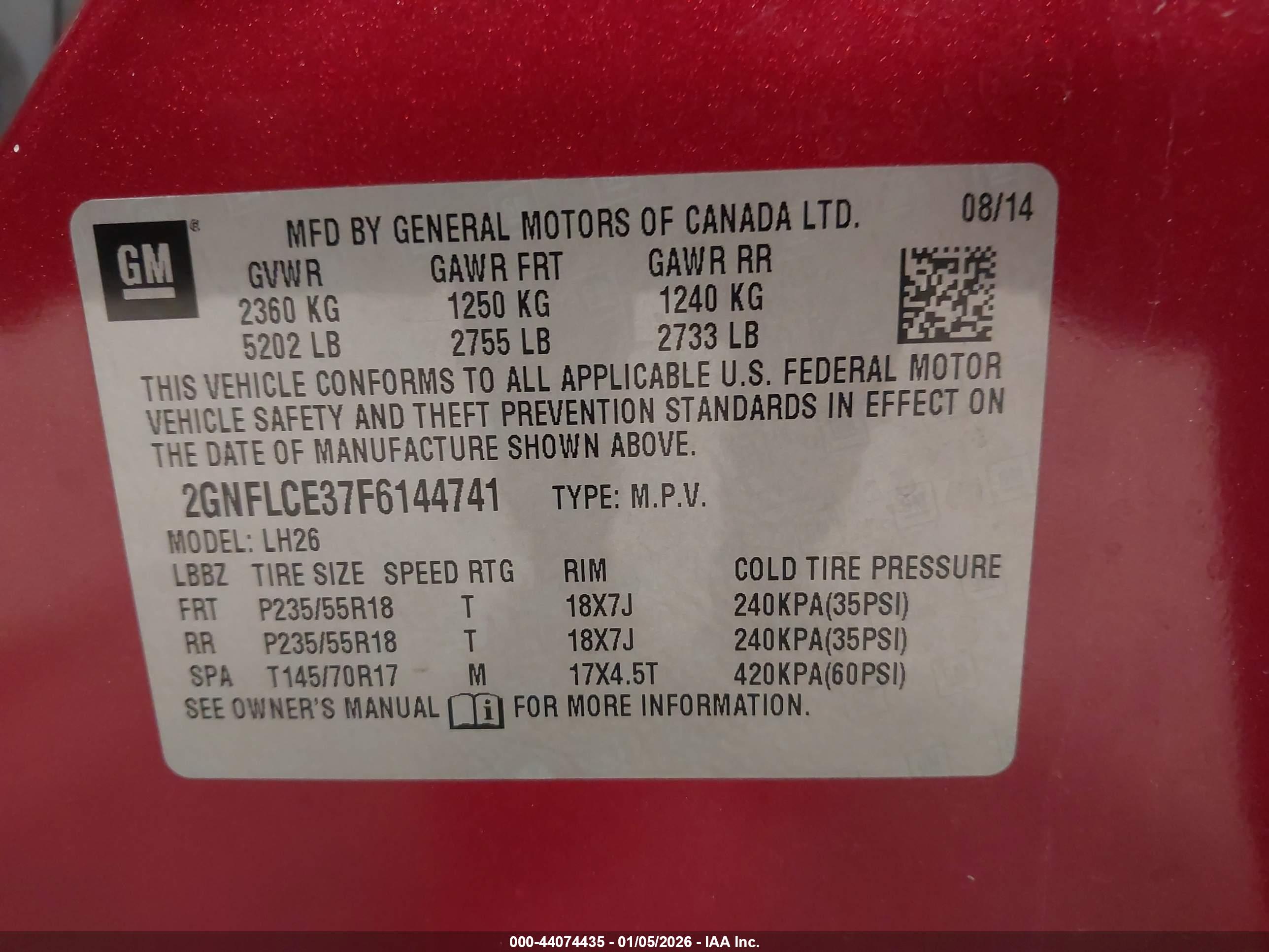 CHEVROLET EQUINOX image 9