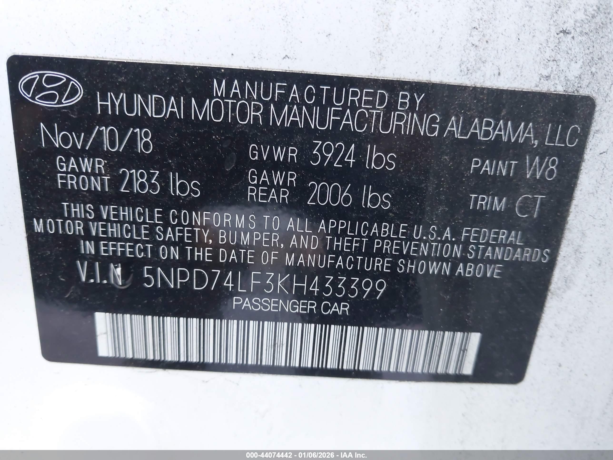 HYUNDAI ELANTRA image 9