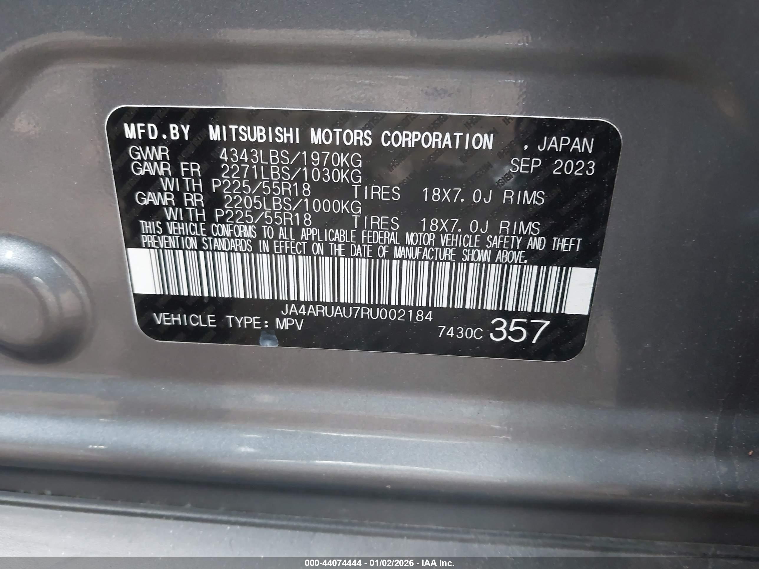 MITSUBISHI OUTLANDER image 9