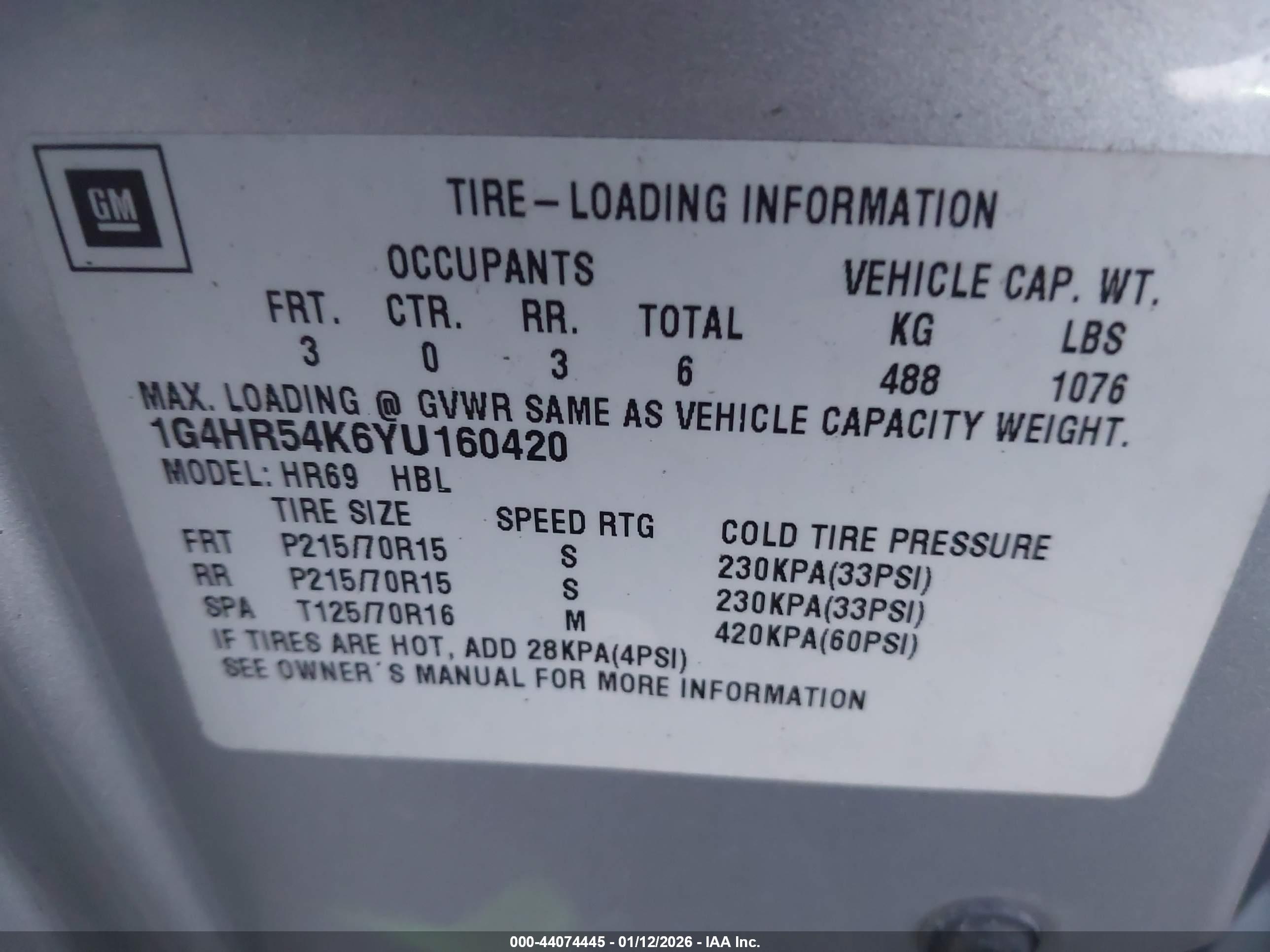 BUICK LESABRE image 9