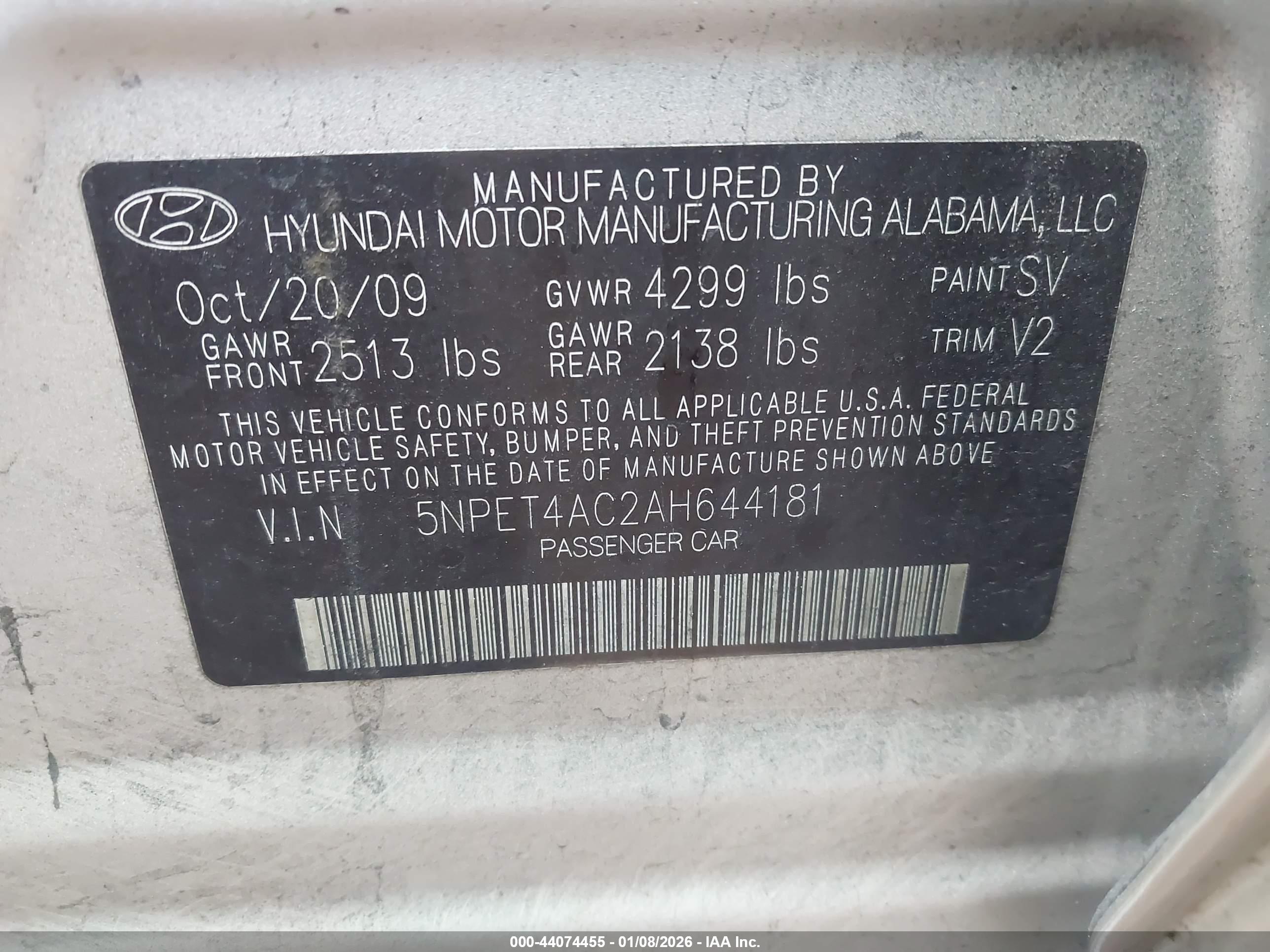 HYUNDAI SONATA image 9