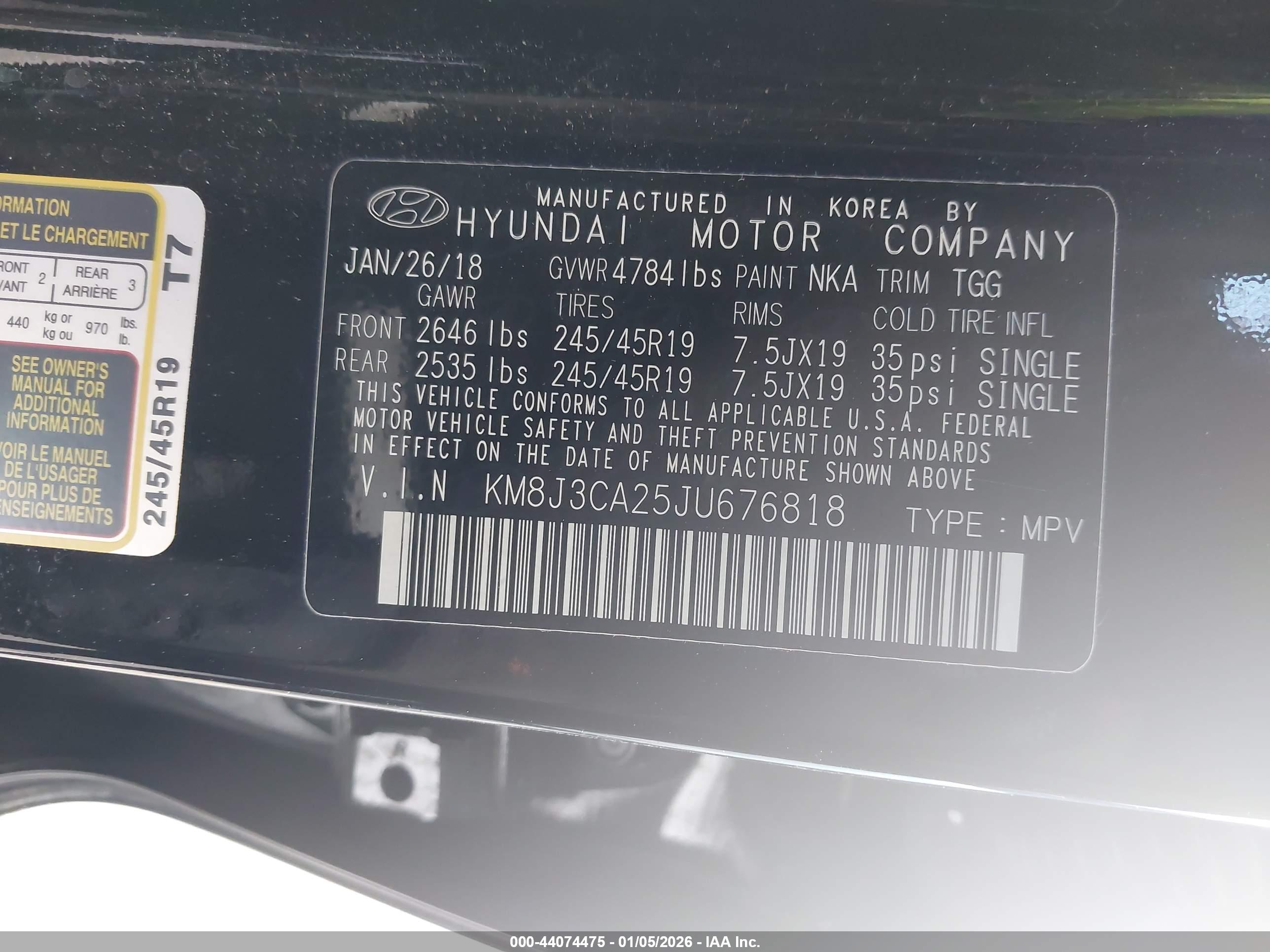 HYUNDAI TUCSON image 9
