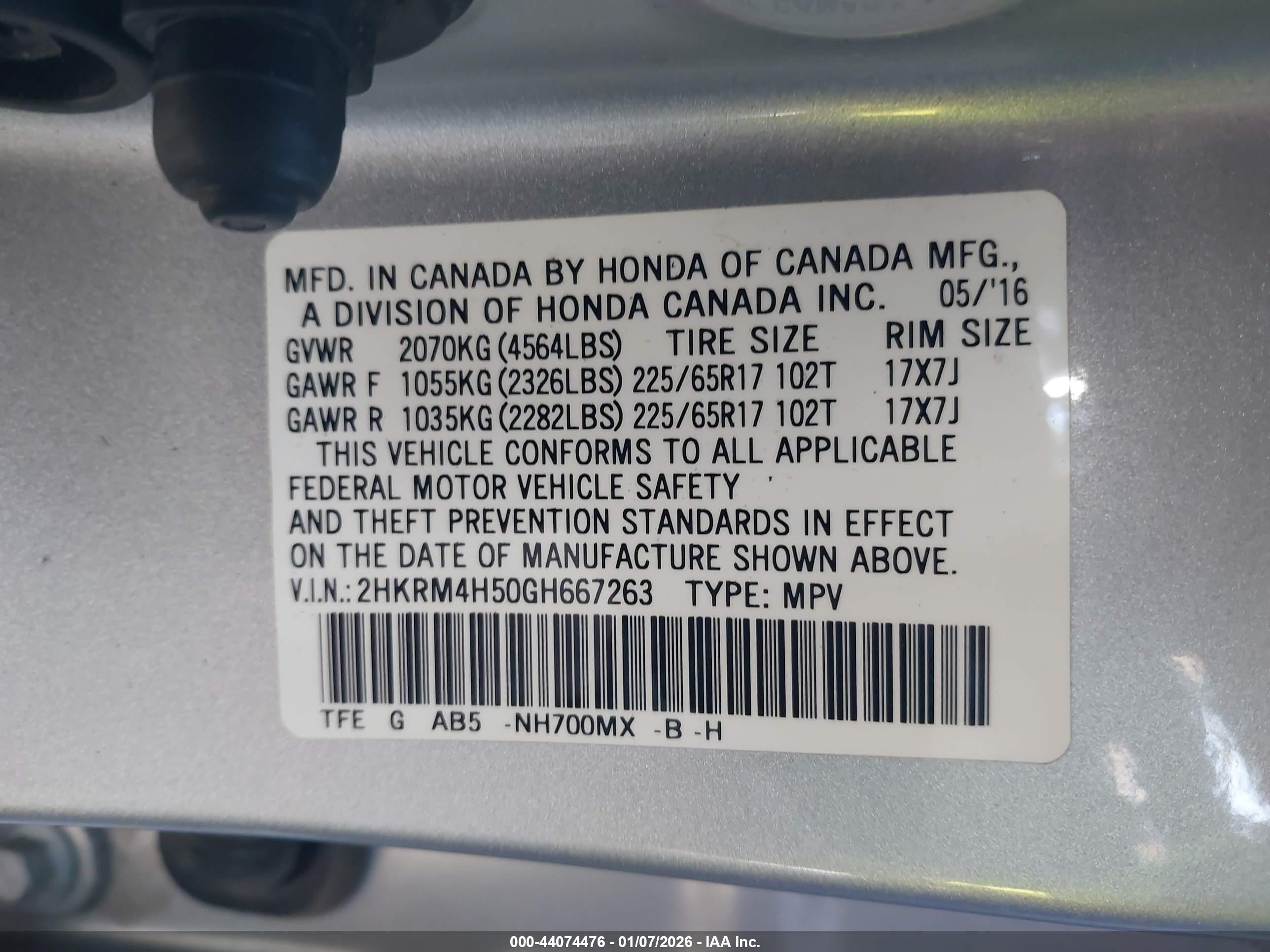 HONDA CR-V image 9