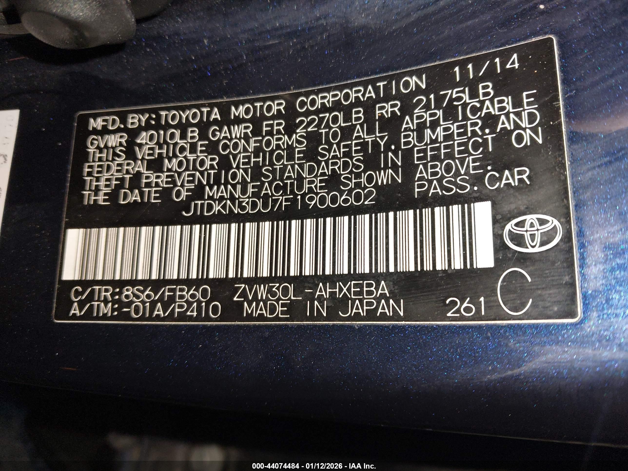 TOYOTA PRIUS image 9