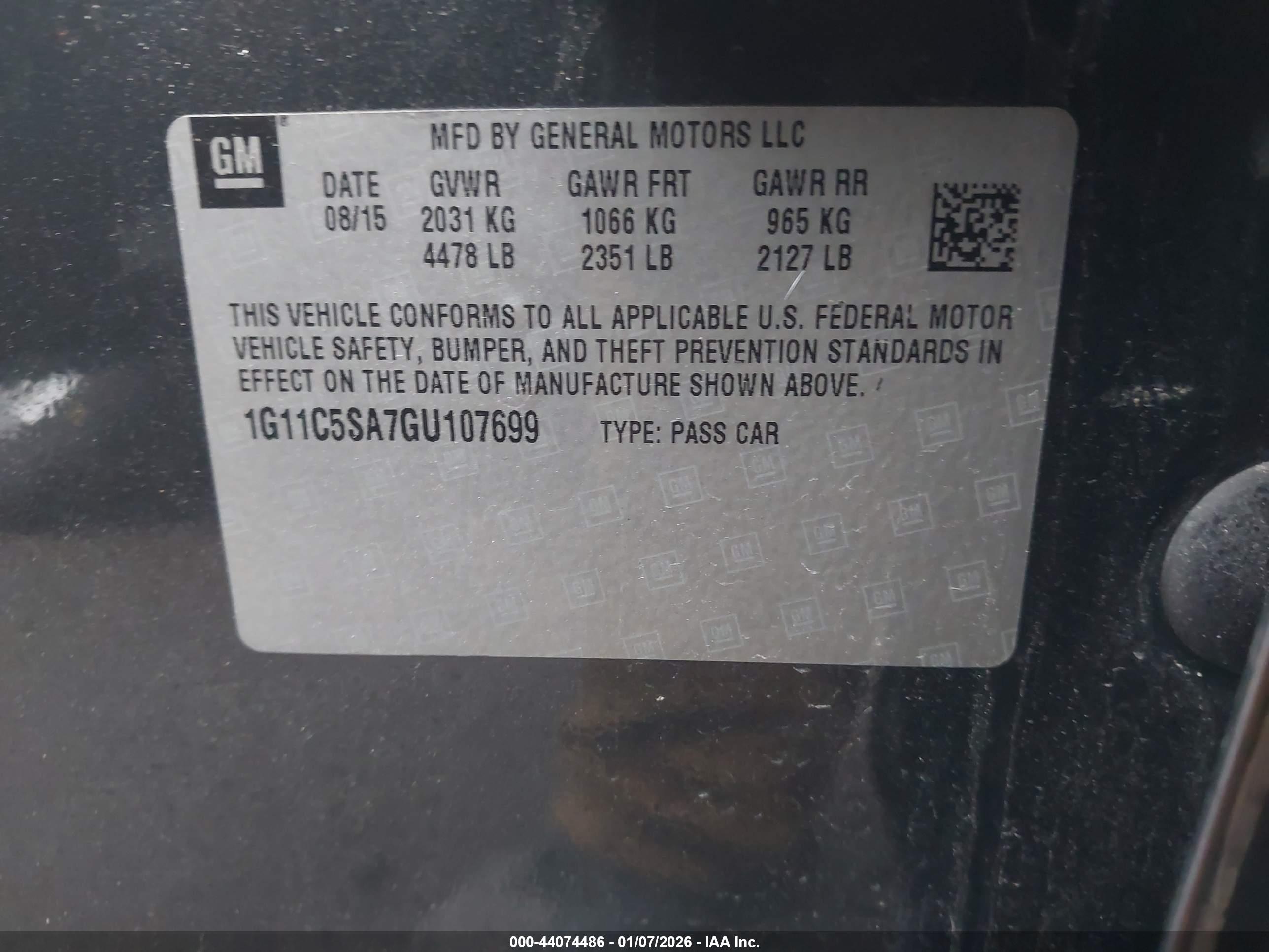 CHEVROLET MALIBU image 9