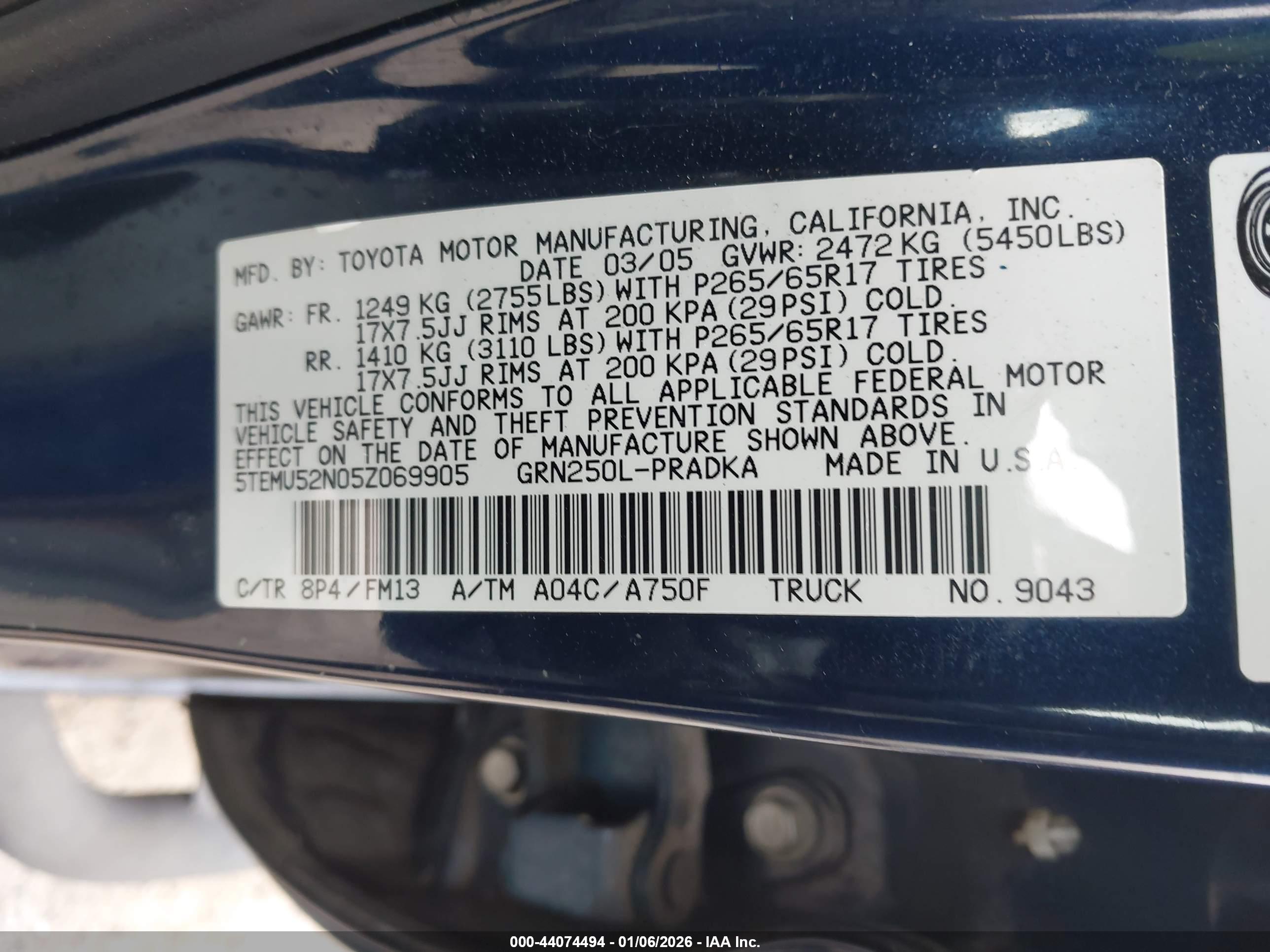 TOYOTA TACOMA image 9