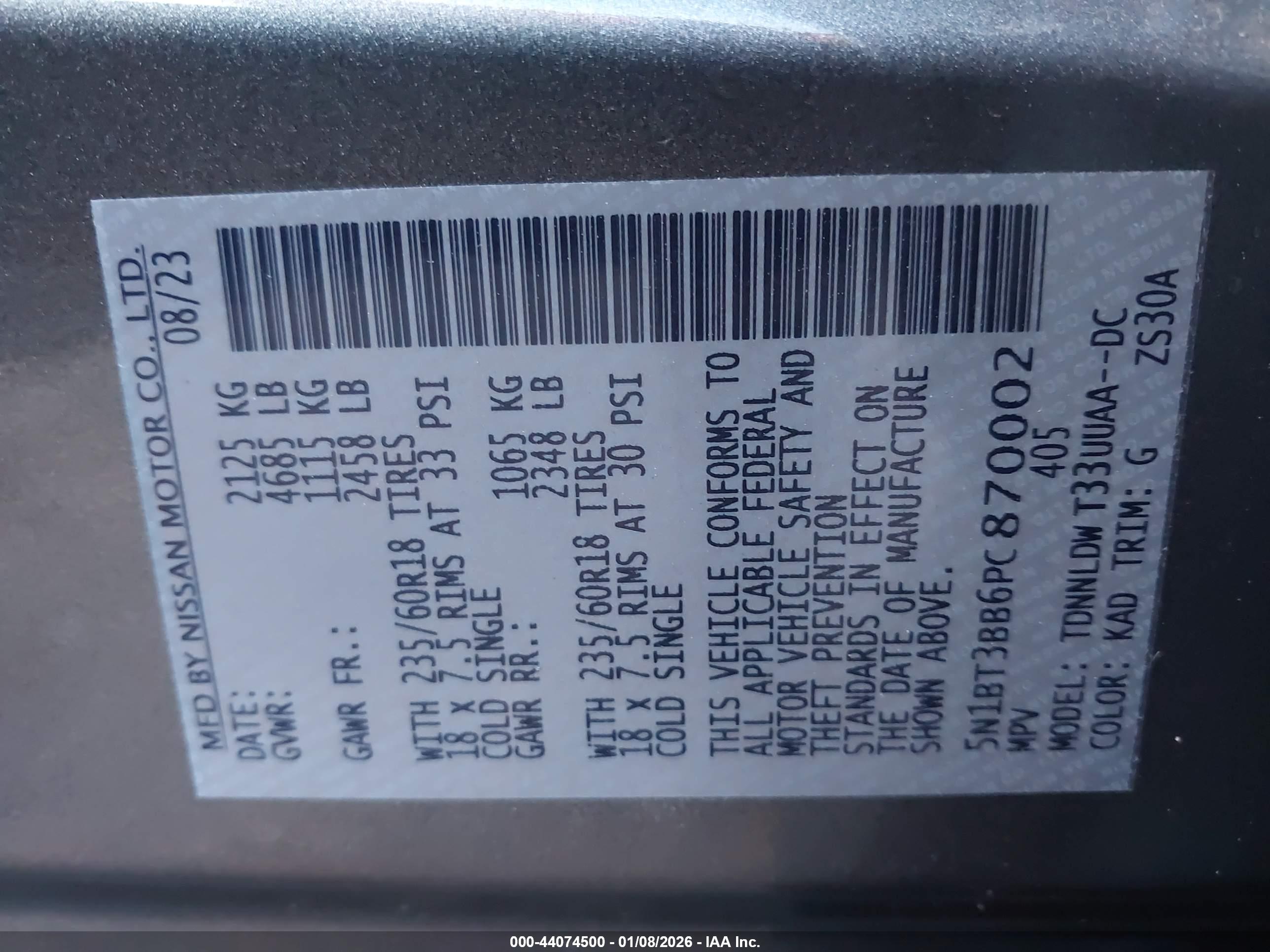 NISSAN ROGUE image 9