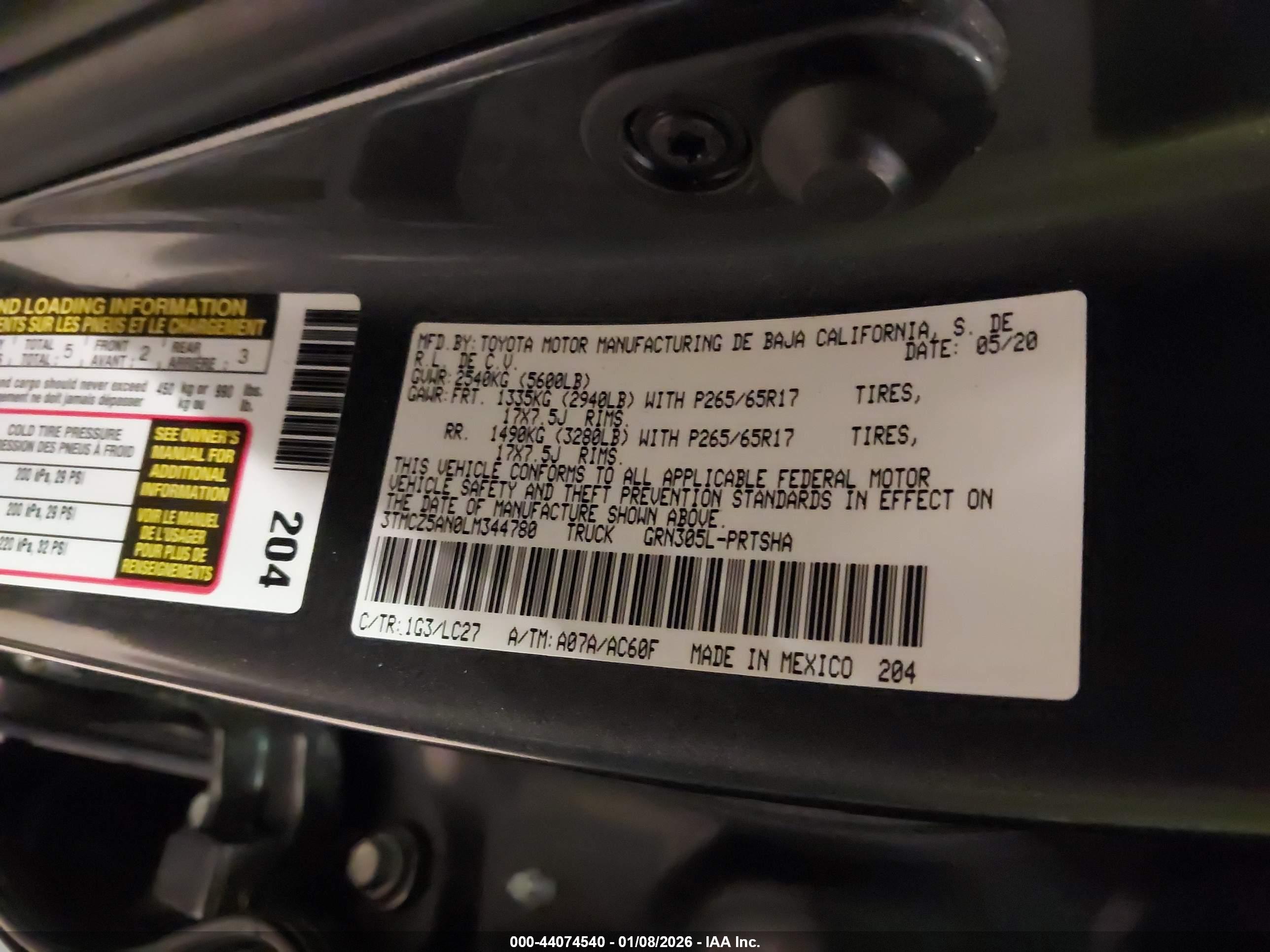 TOYOTA TACOMA image 9