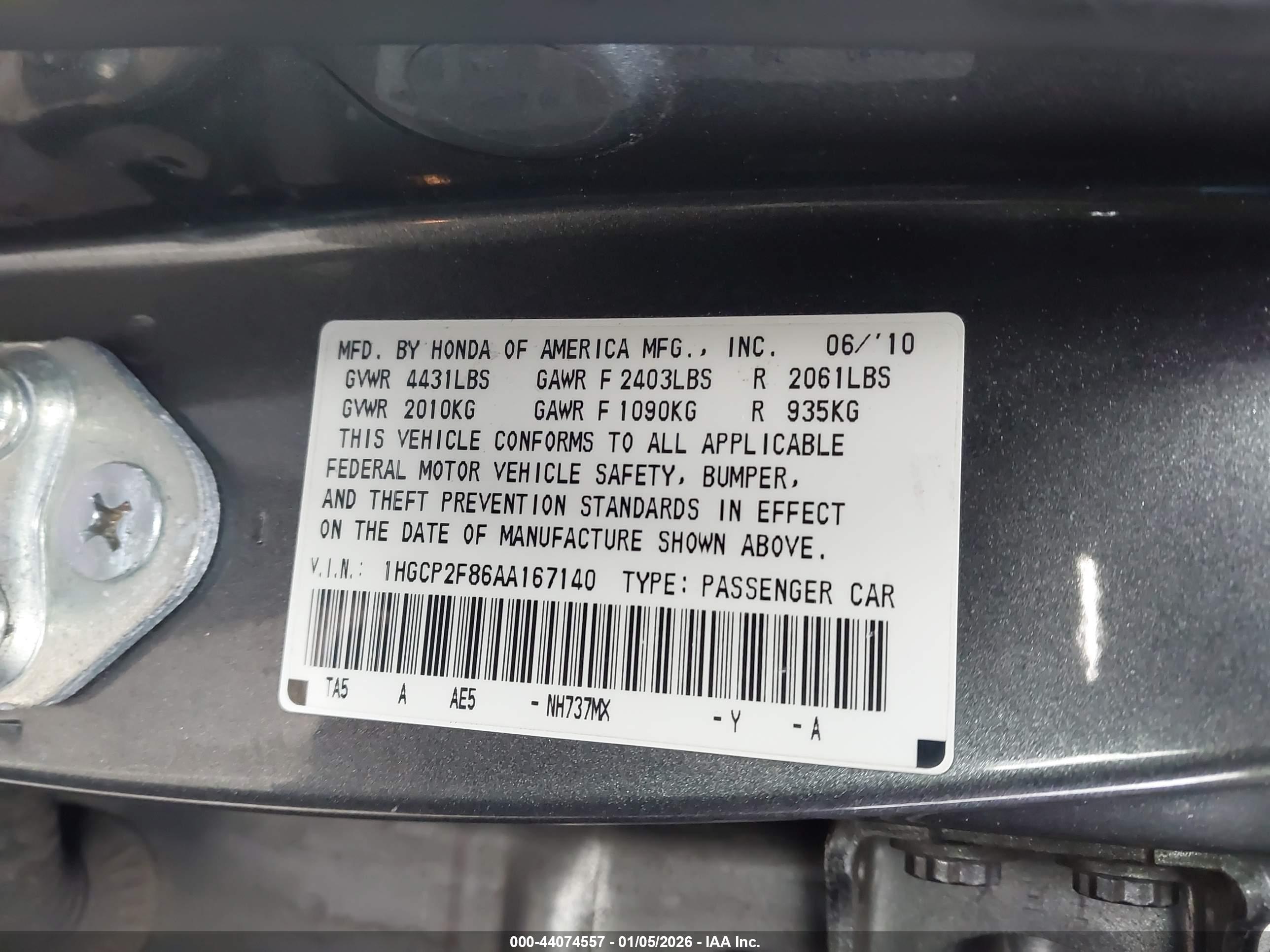 HONDA ACCORD image 9