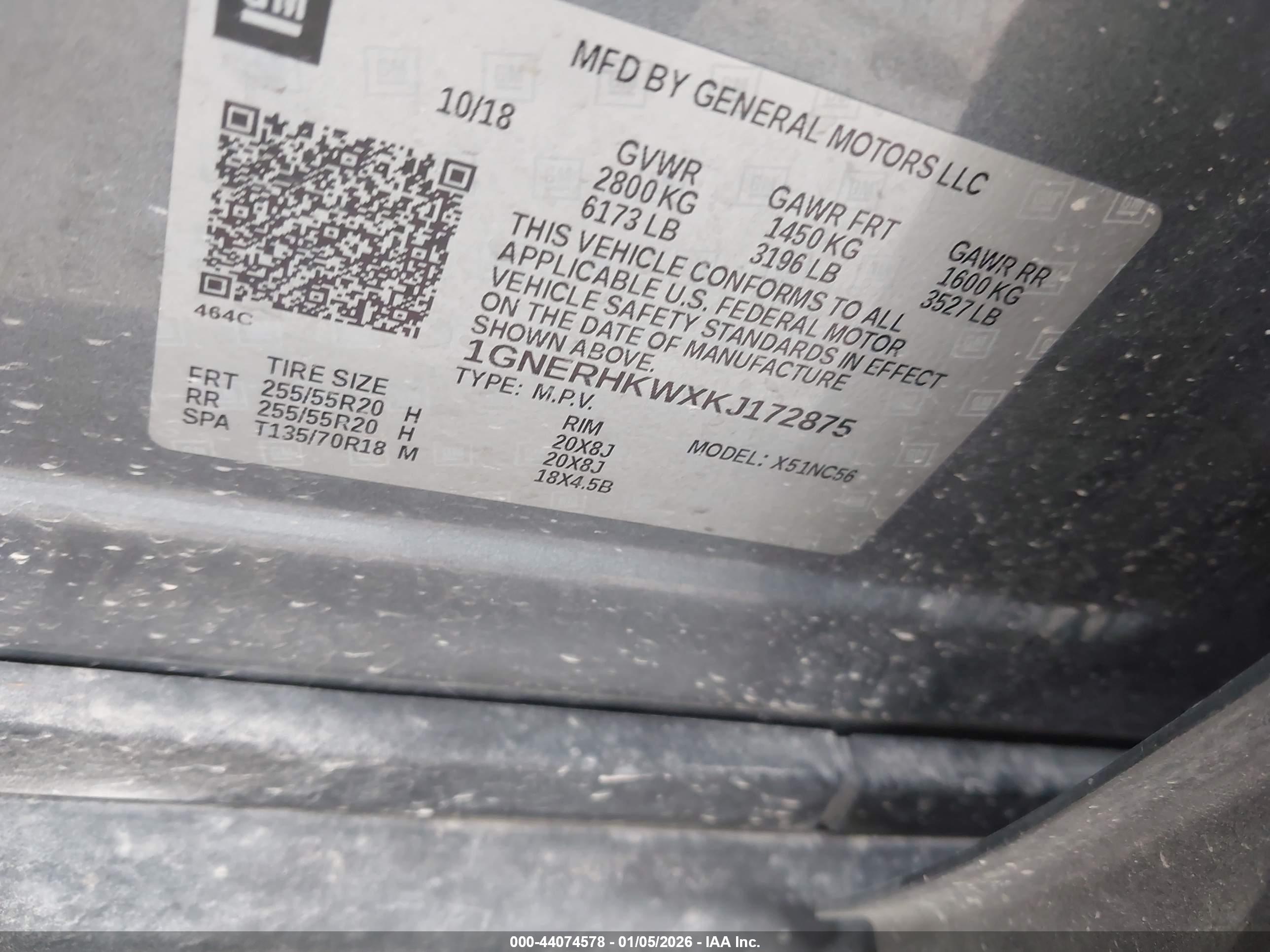CHEVROLET TRAVERSE image 9