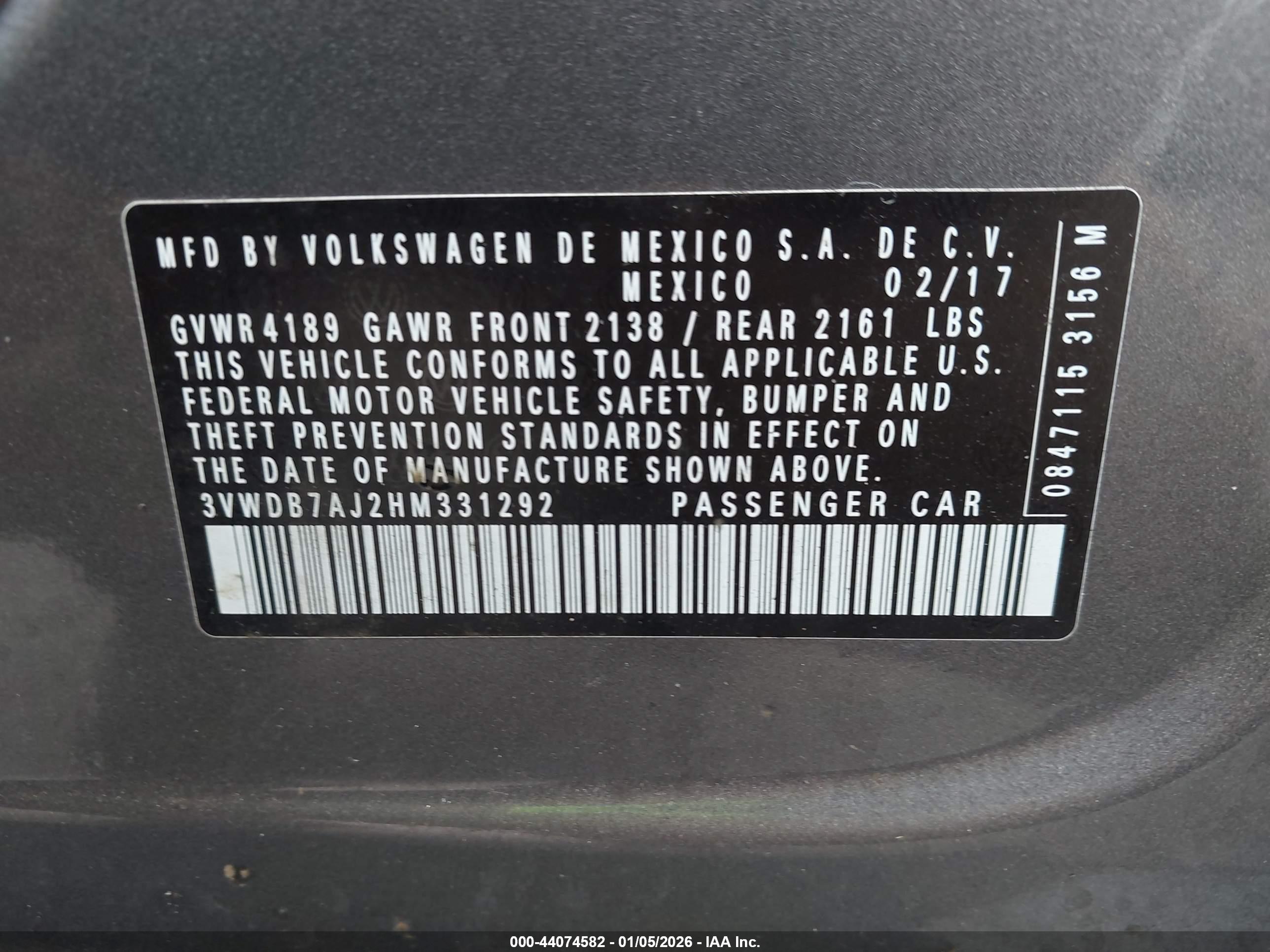 VOLKSWAGEN JETTA image 9