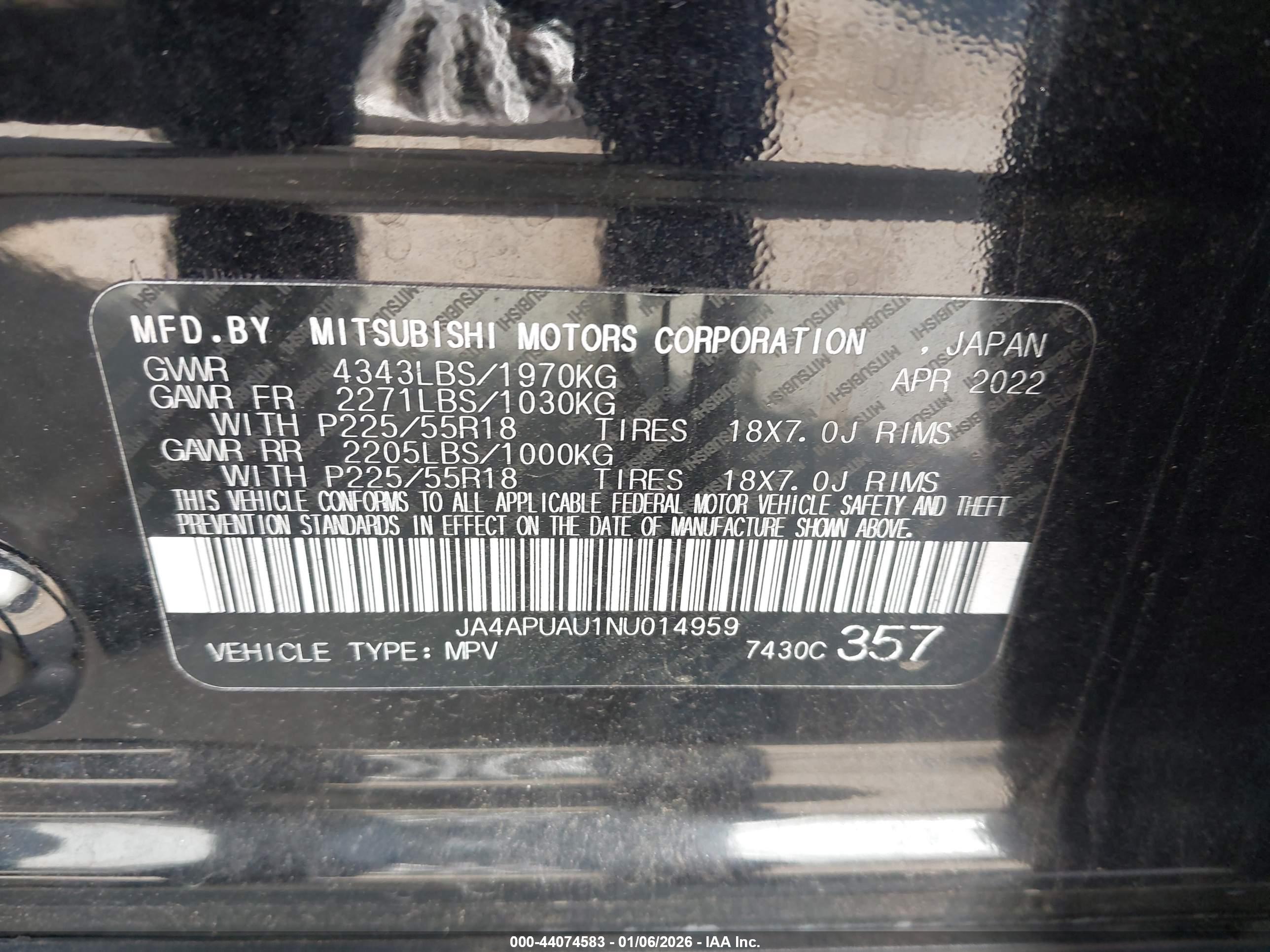 MITSUBISHI OUTLANDER image 9