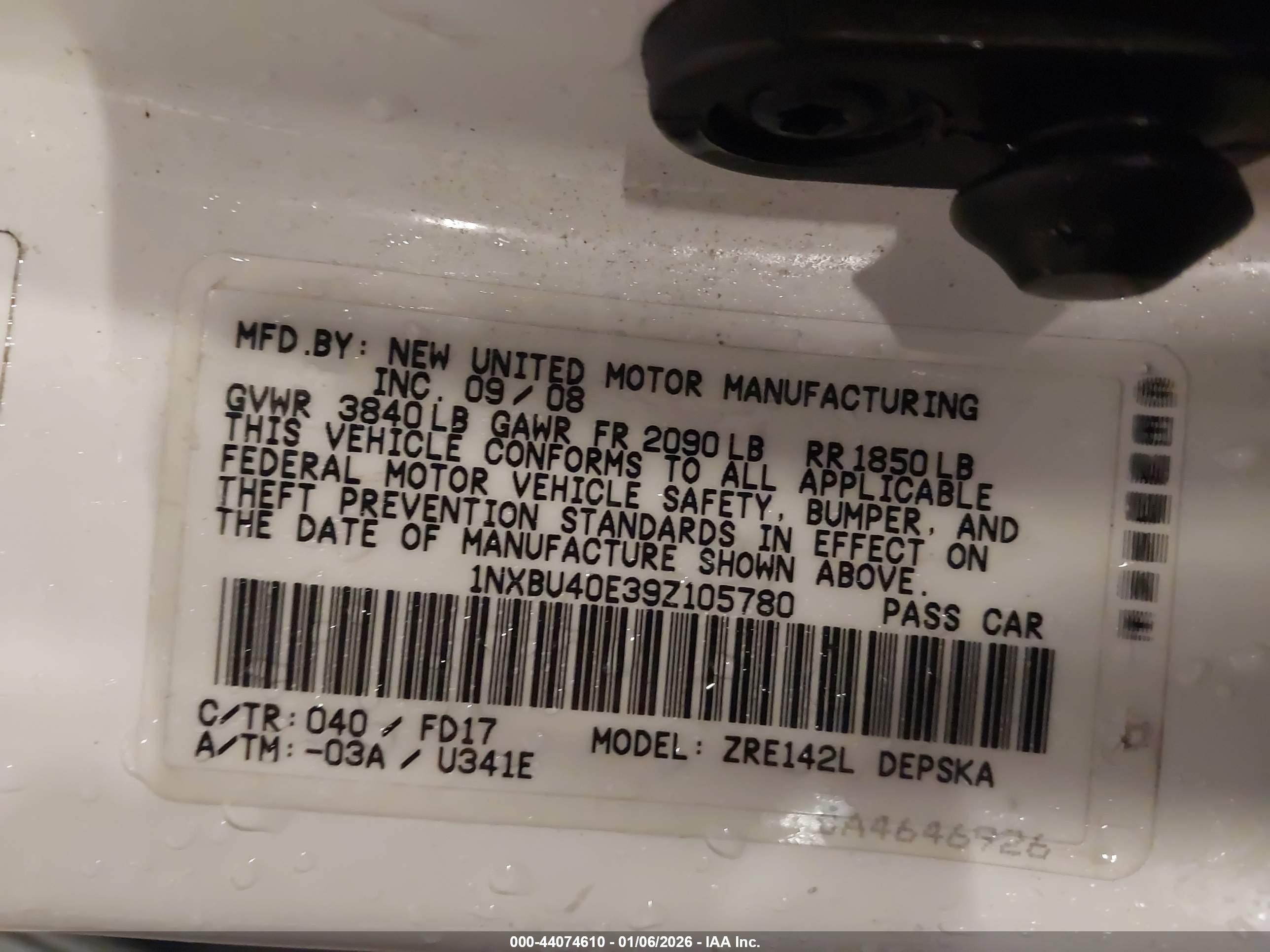 TOYOTA COROLLA image 9