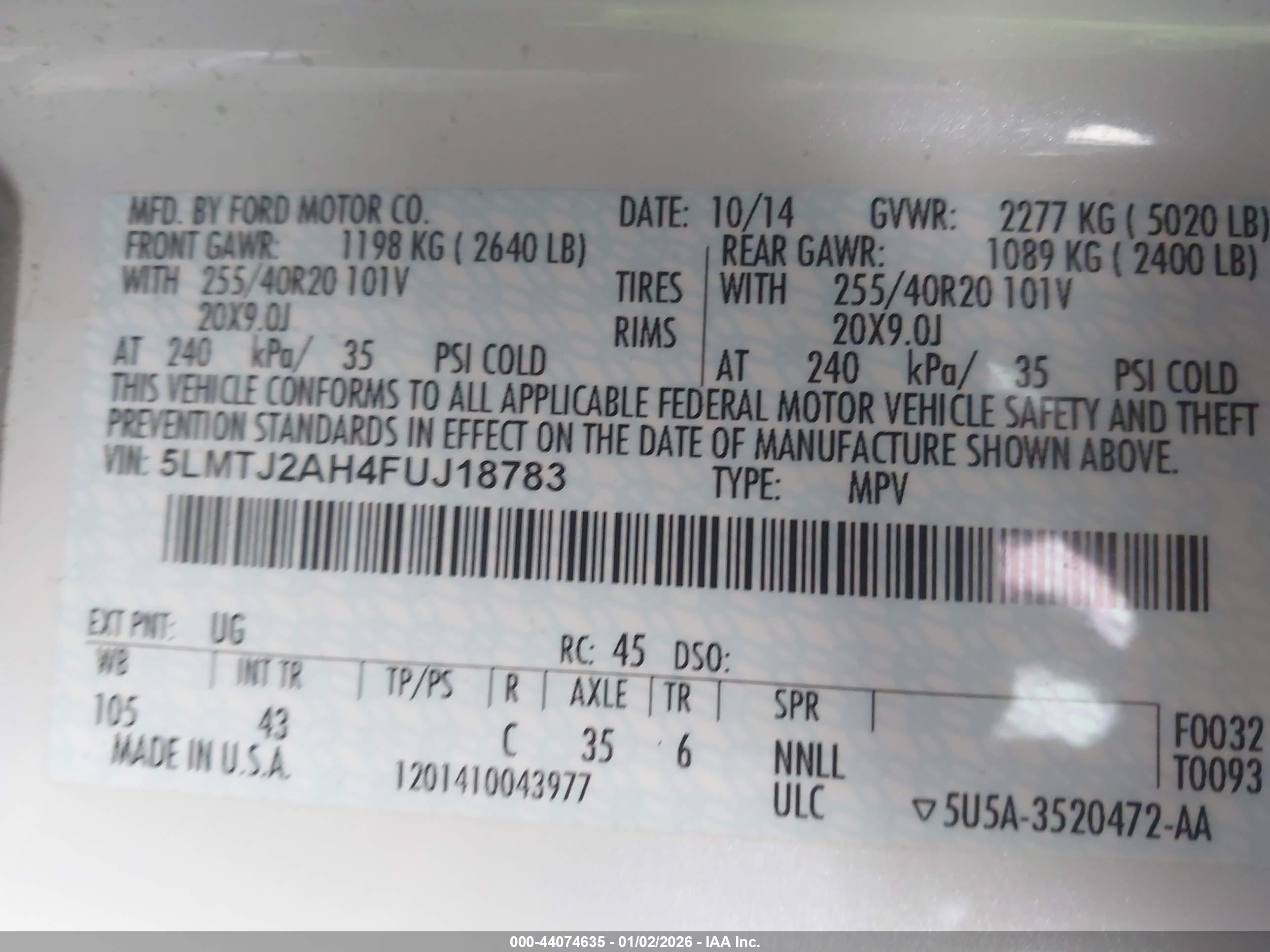 LINCOLN MKC image 9
