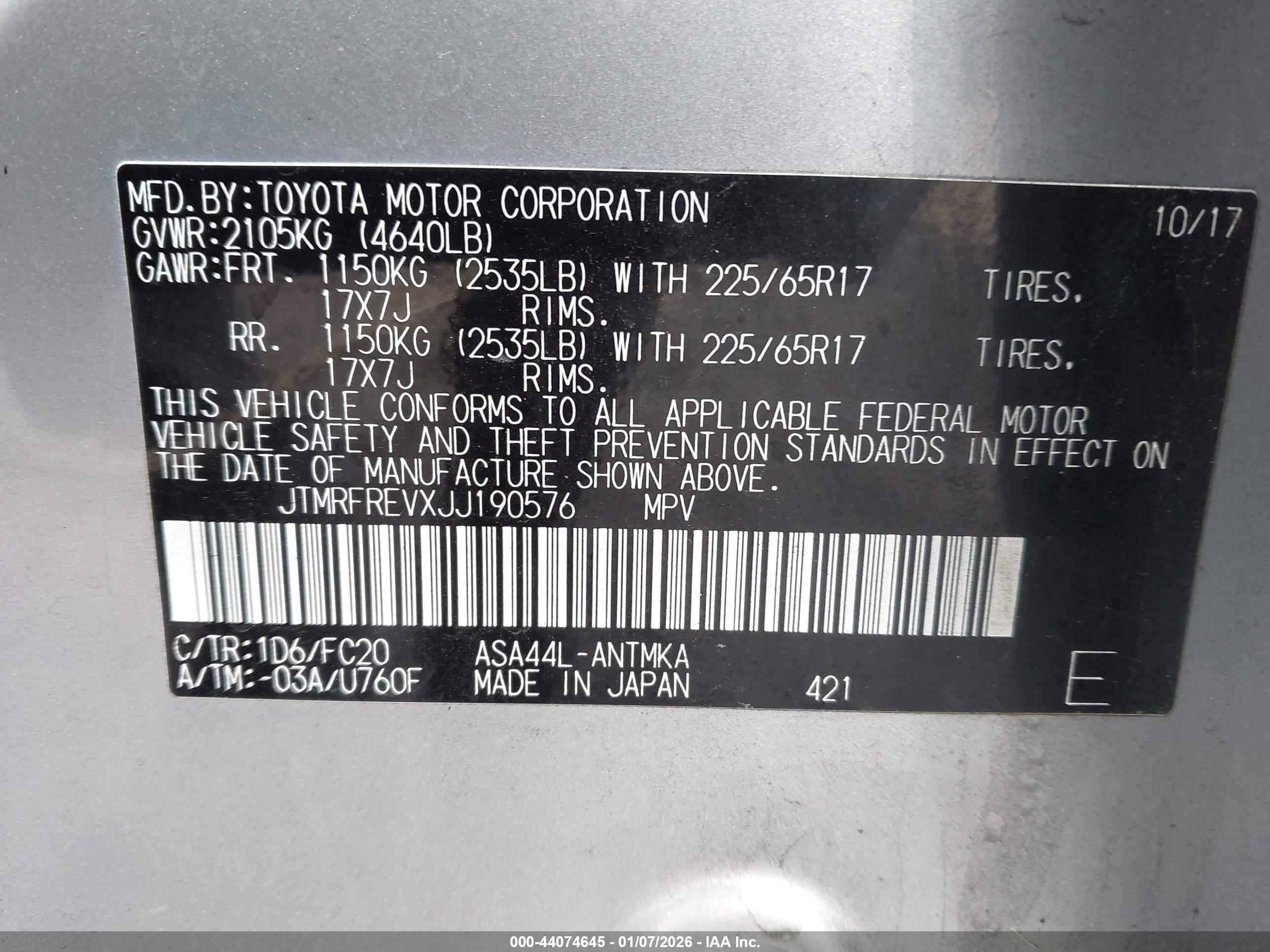 TOYOTA RAV4 image 9