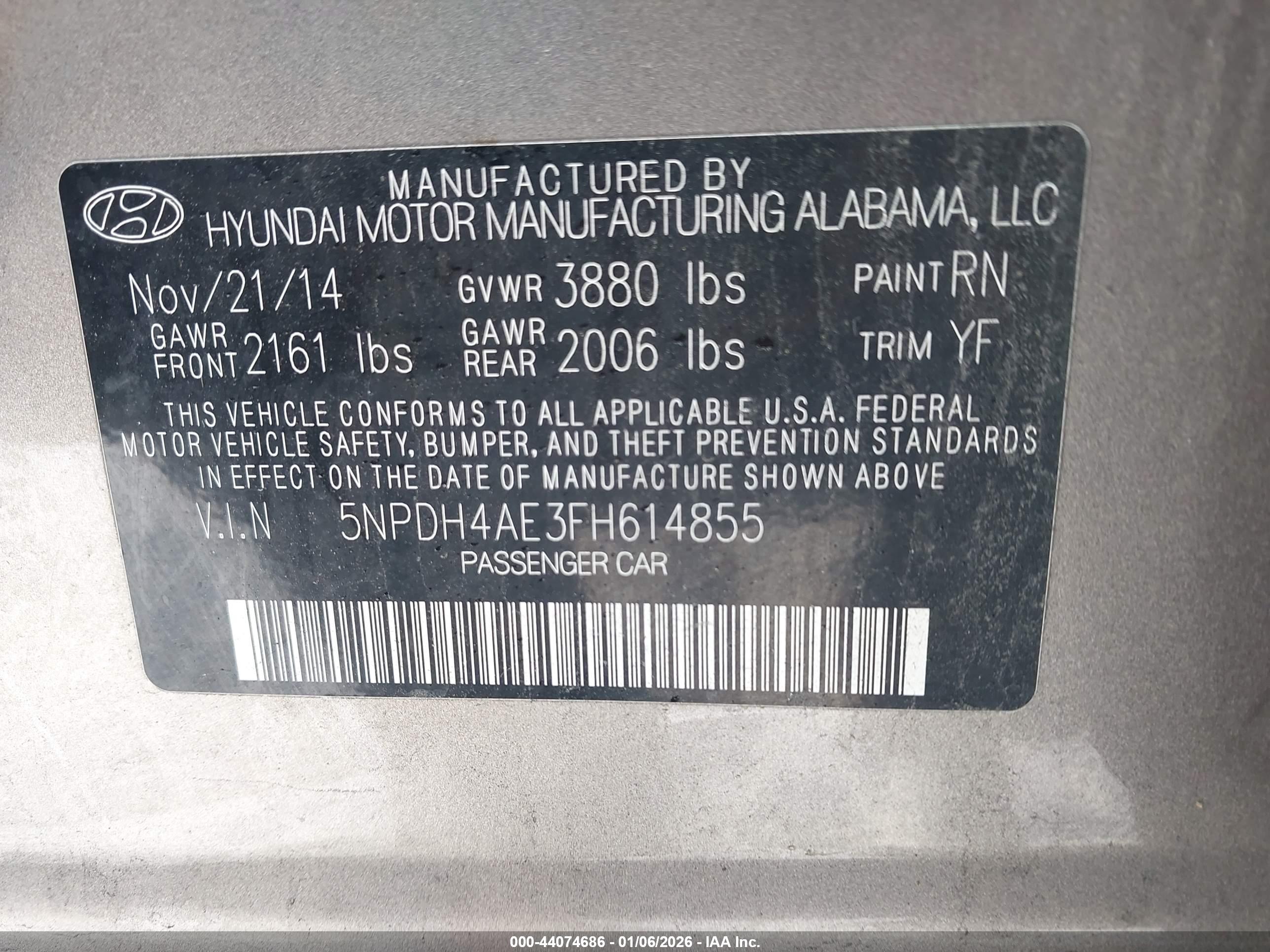 HYUNDAI ELANTRA image 9