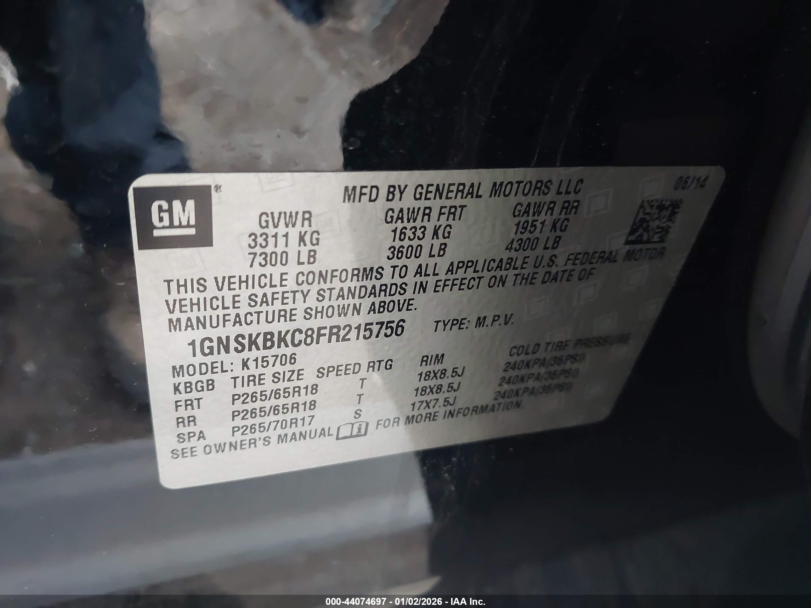 CHEVROLET TAHOE image 9