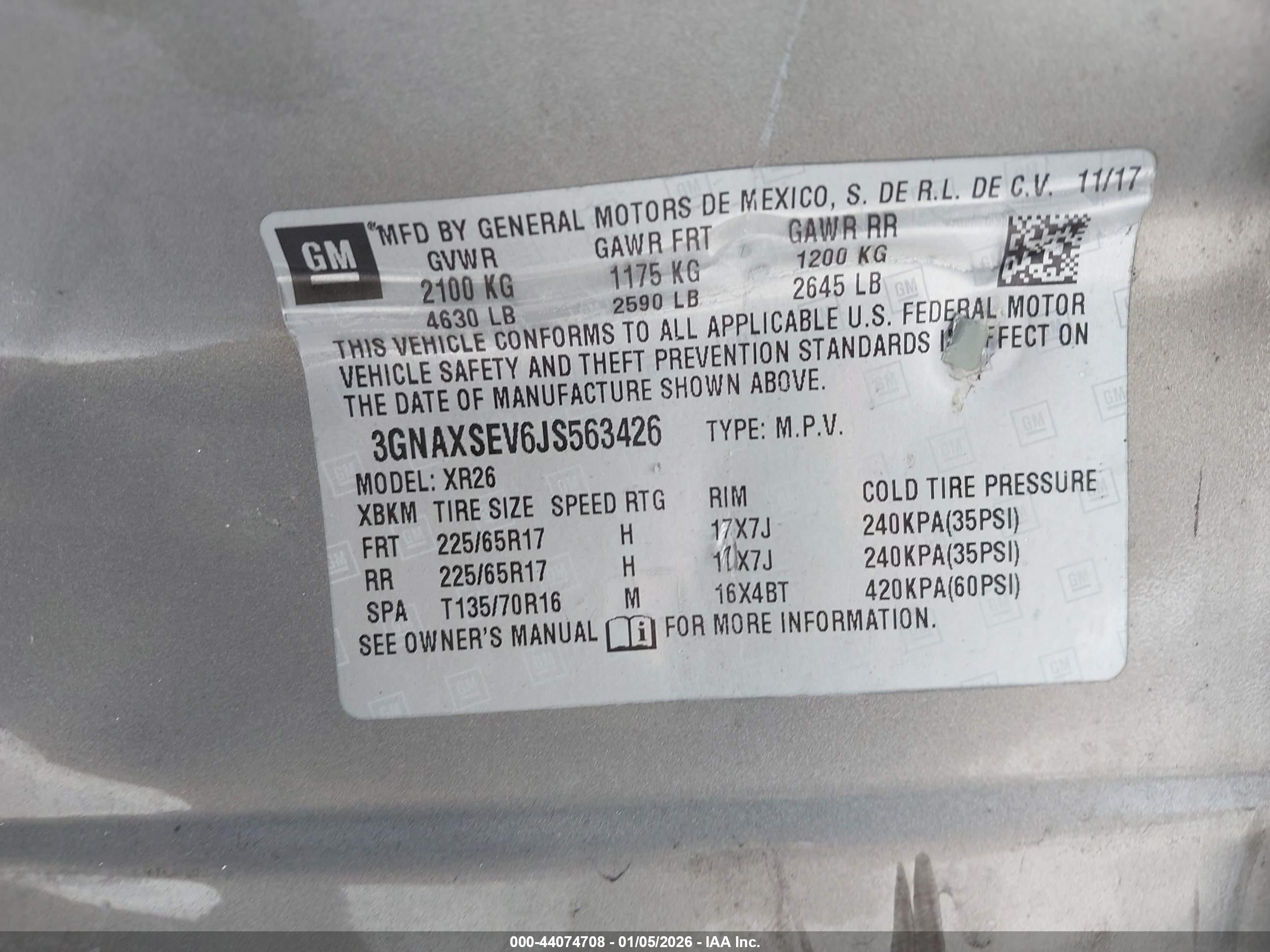 CHEVROLET EQUINOX image 9