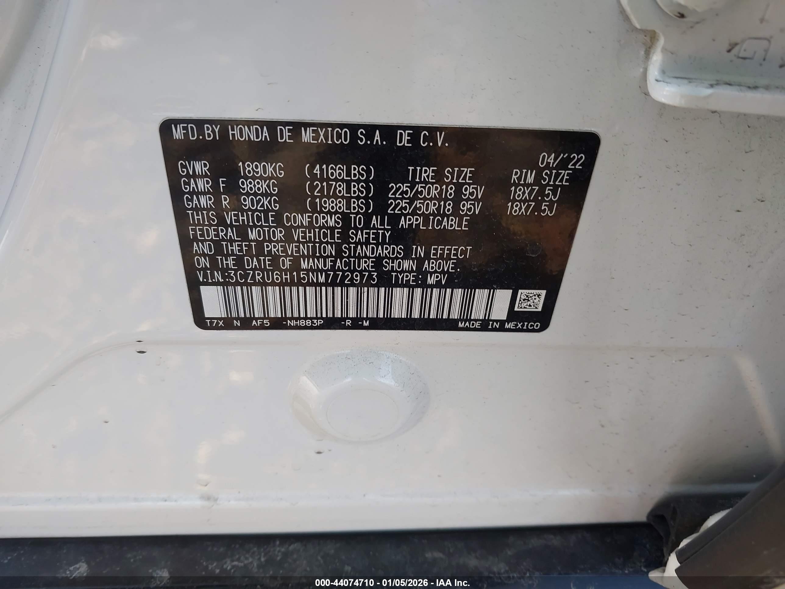 HONDA HR-V image 9