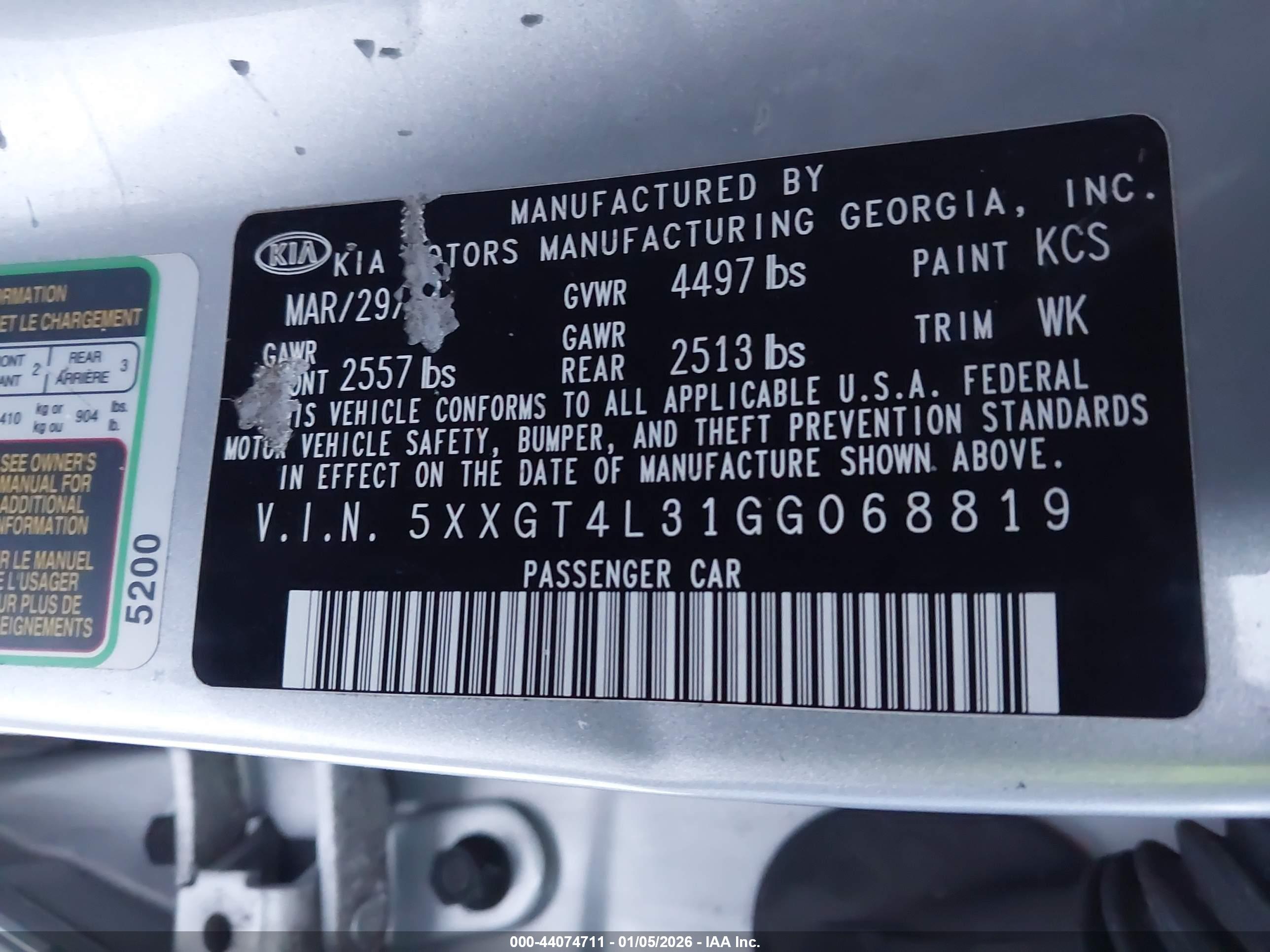 KIA OPTIMA image 9