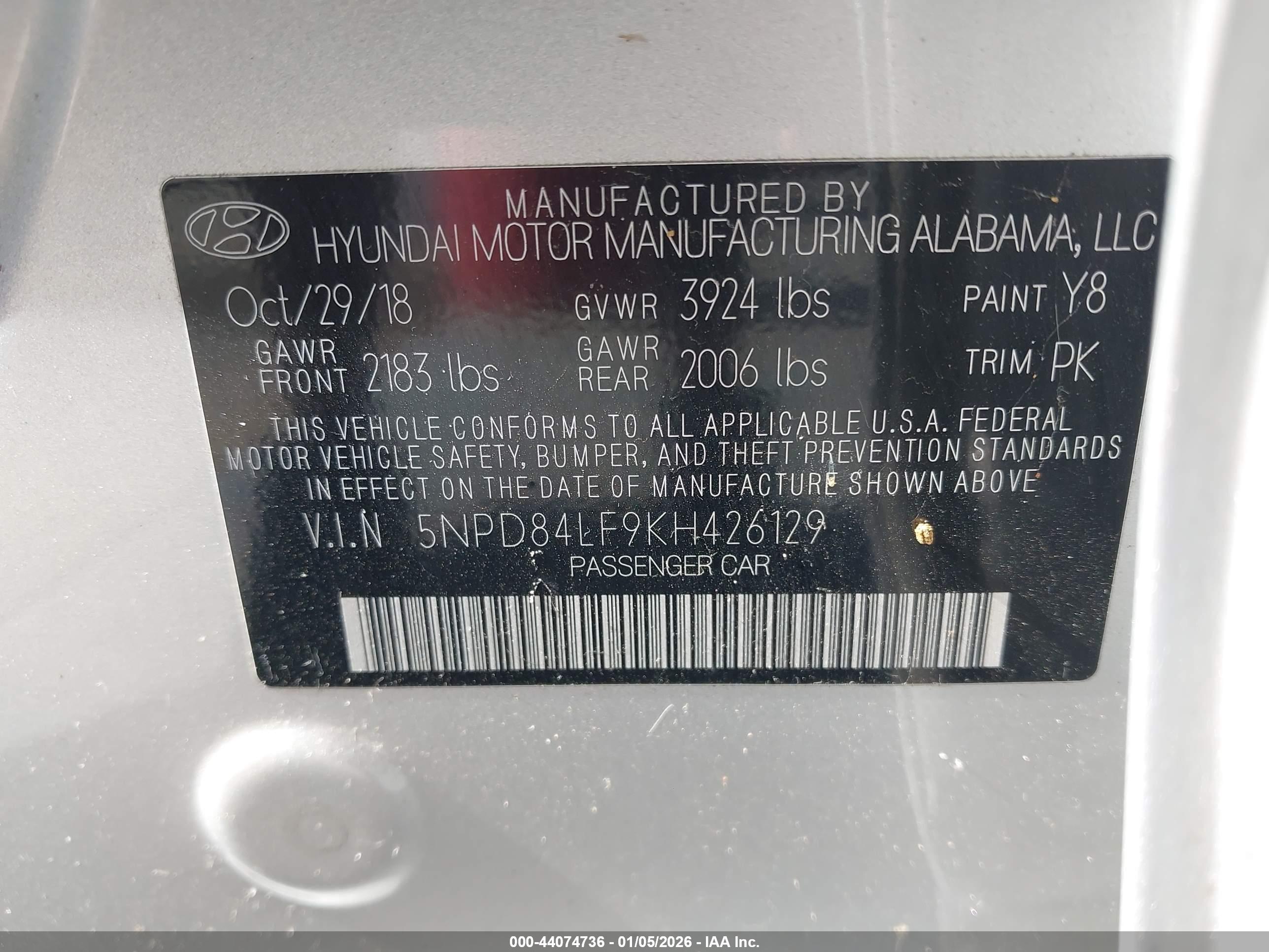 HYUNDAI ELANTRA image 9