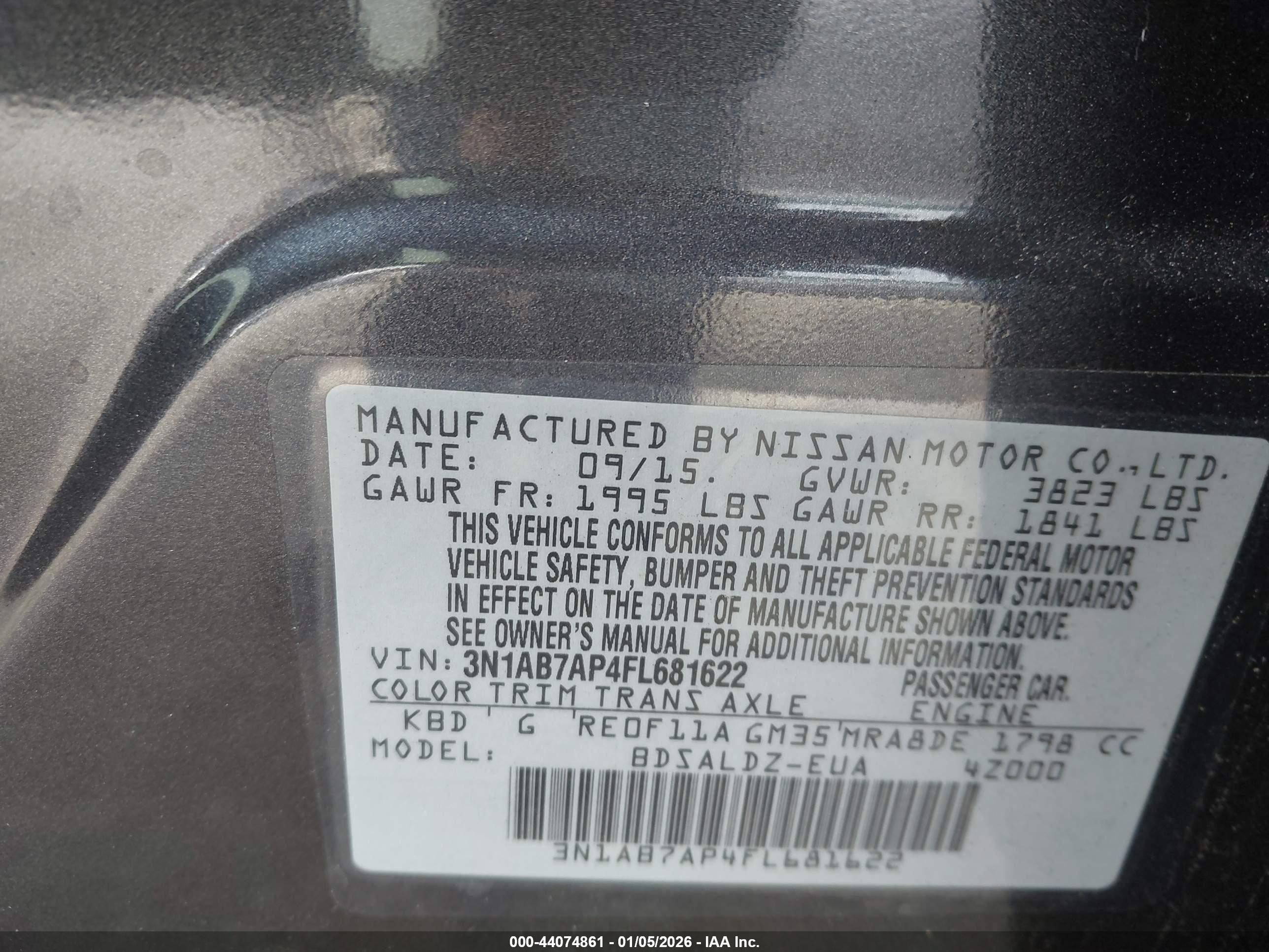 NISSAN SENTRA image 9