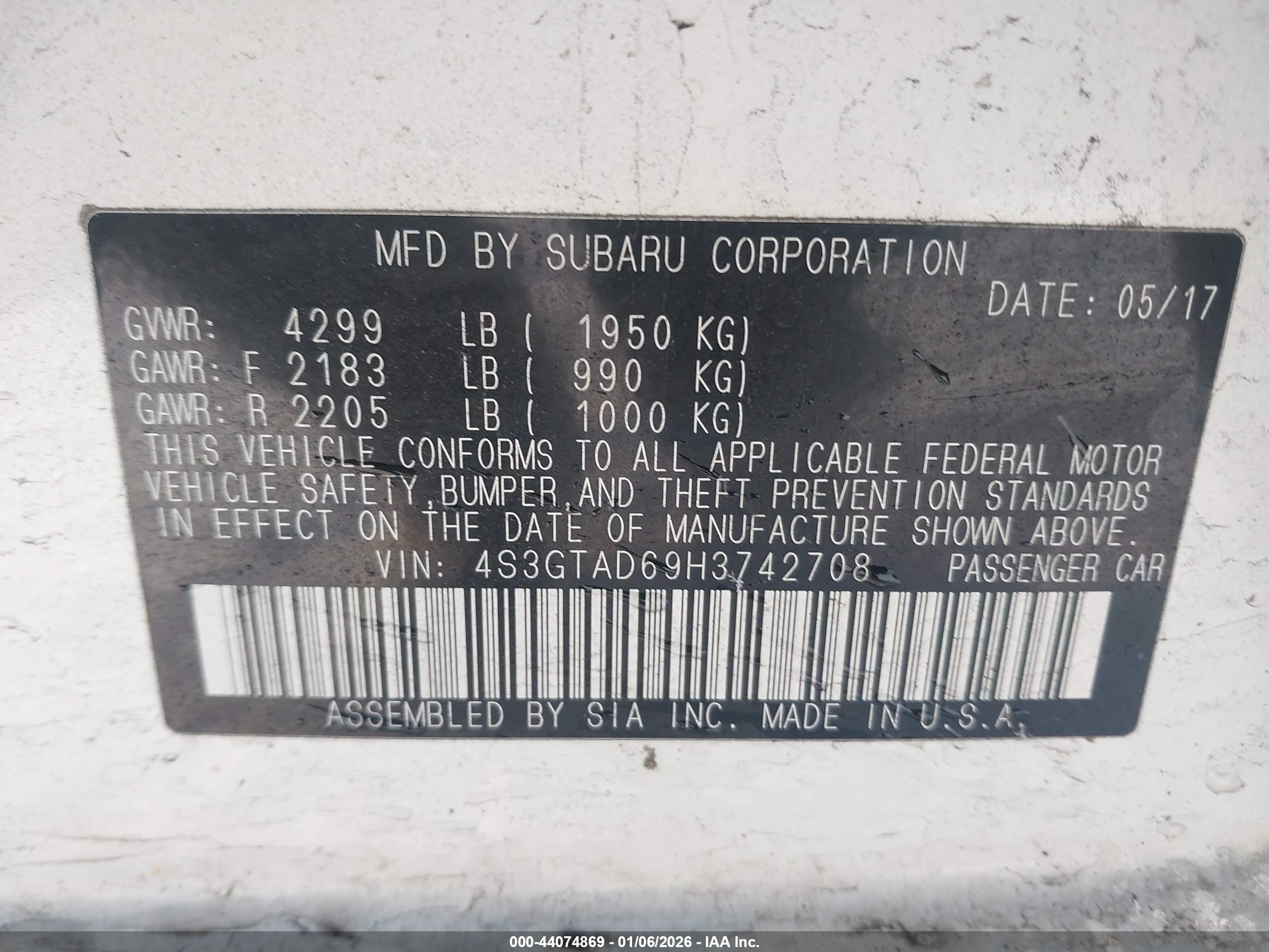 SUBARU IMPREZA image 9