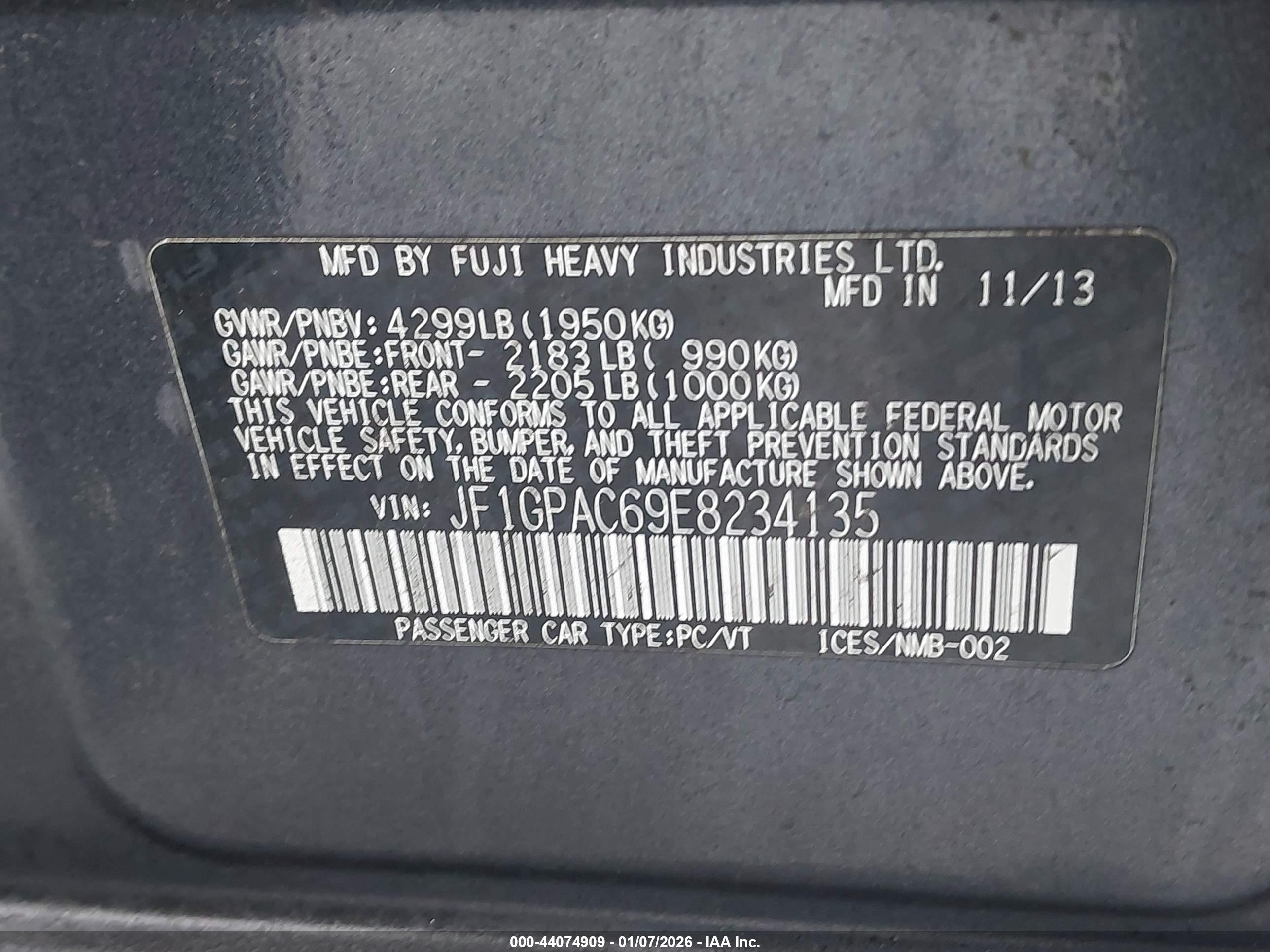 SUBARU IMPREZA image 9