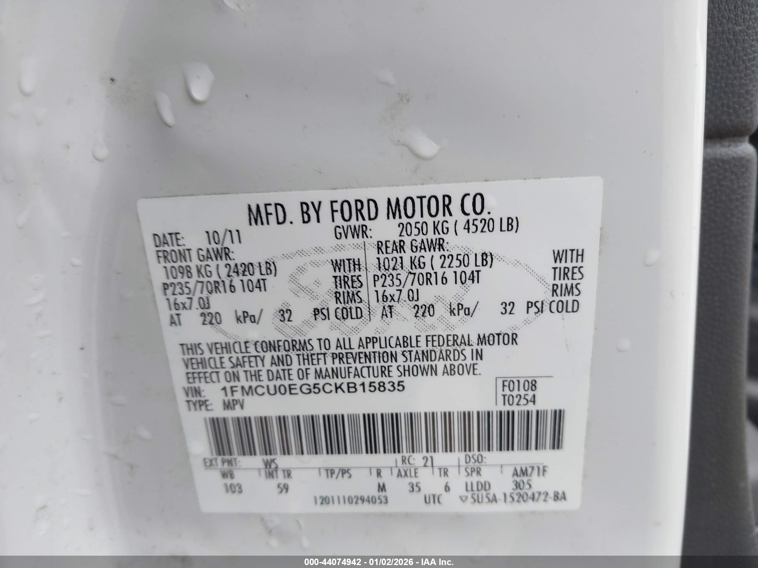 FORD ESCAPE image 9