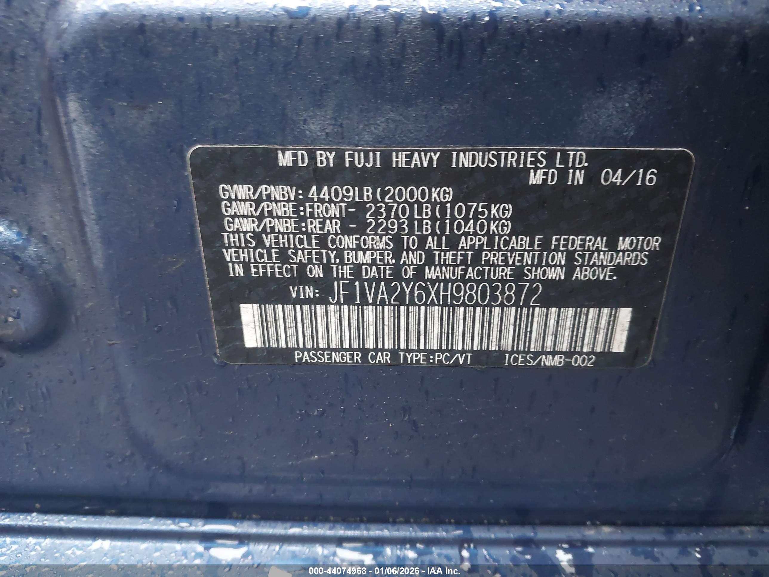 SUBARU WRX image 9