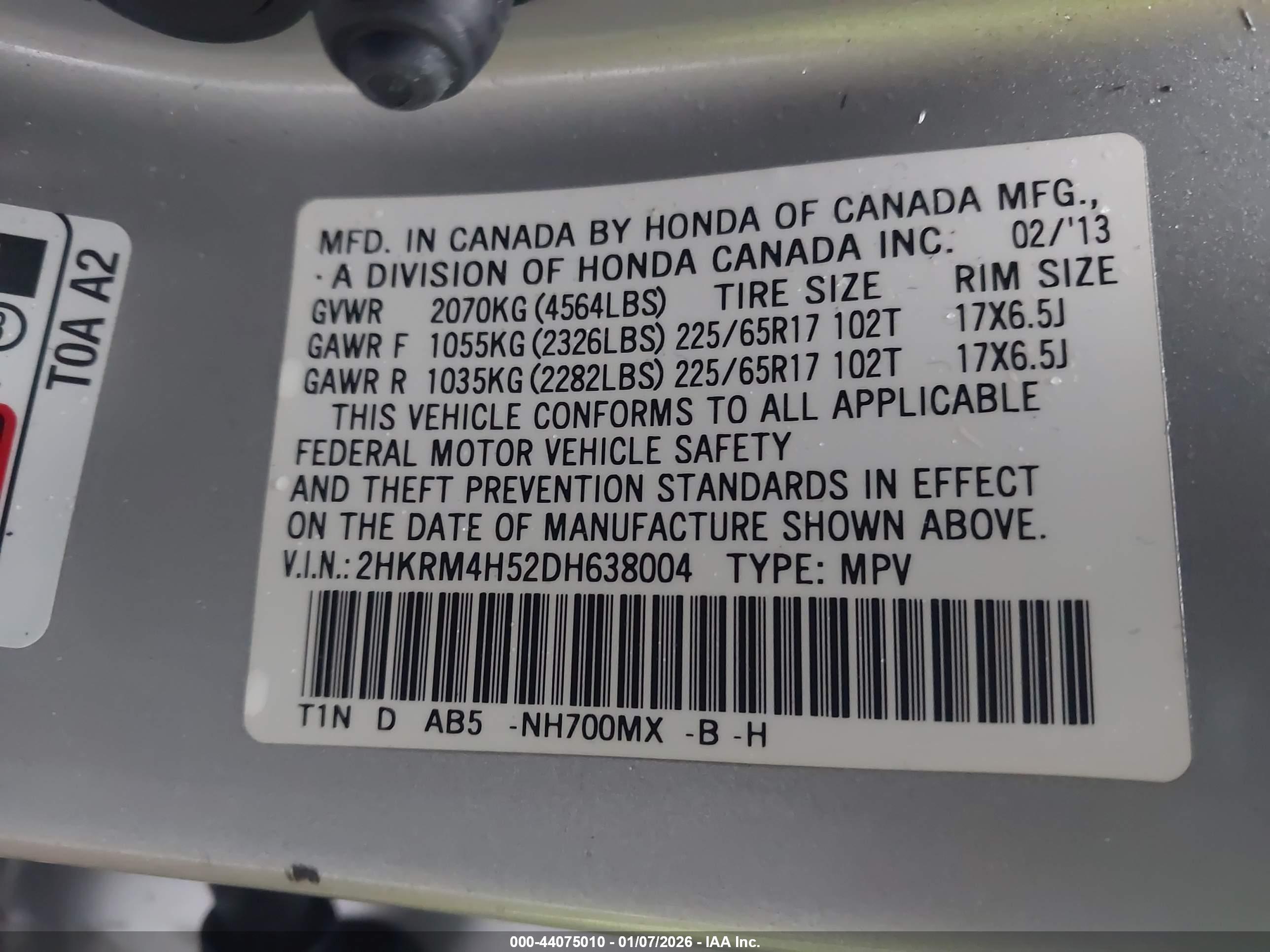 HONDA CR-V image 9