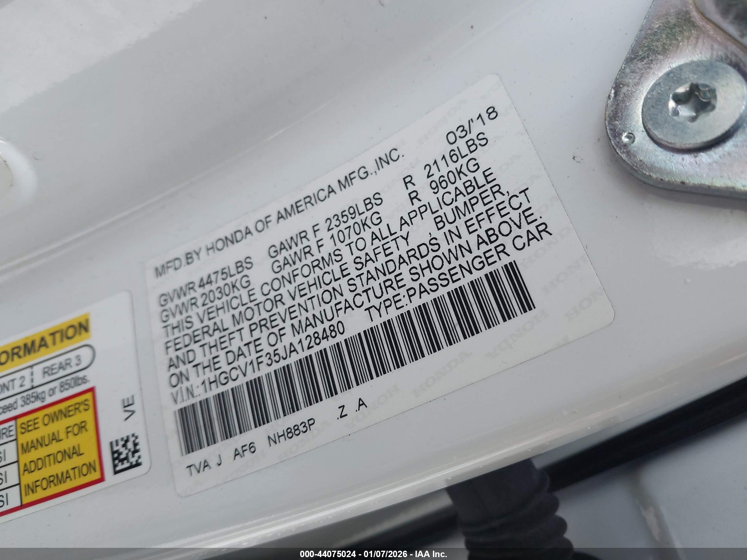 HONDA ACCORD image 9