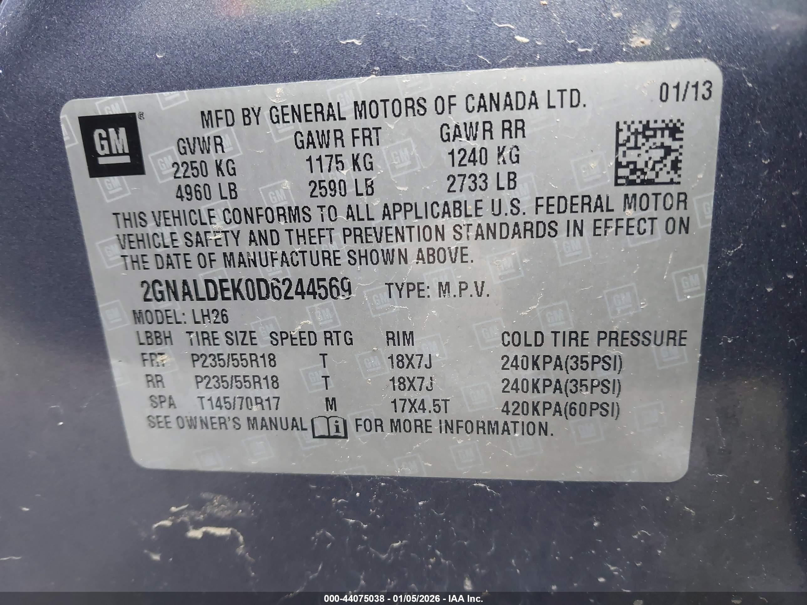 CHEVROLET EQUINOX image 9