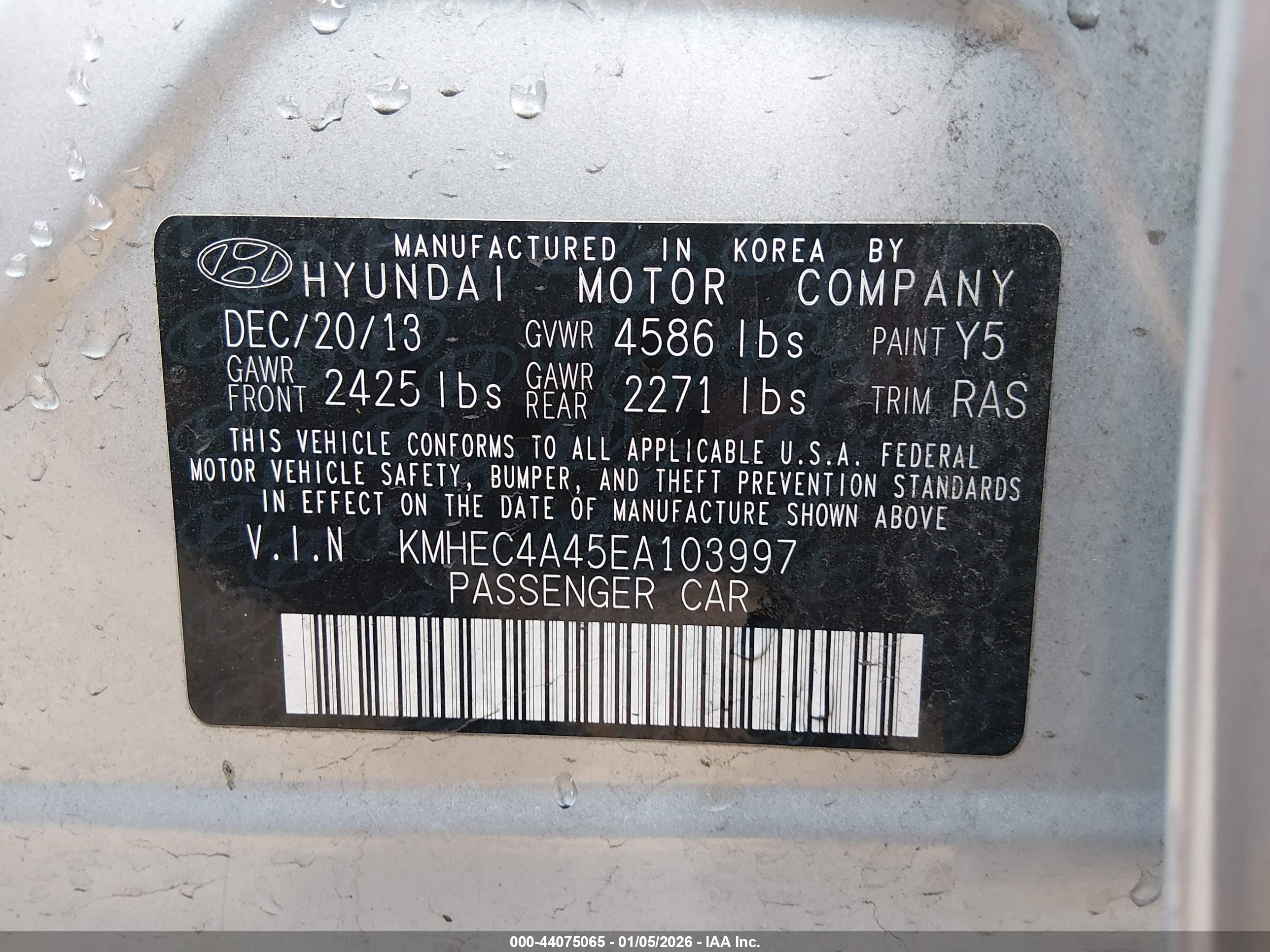 HYUNDAI SONATA image 9