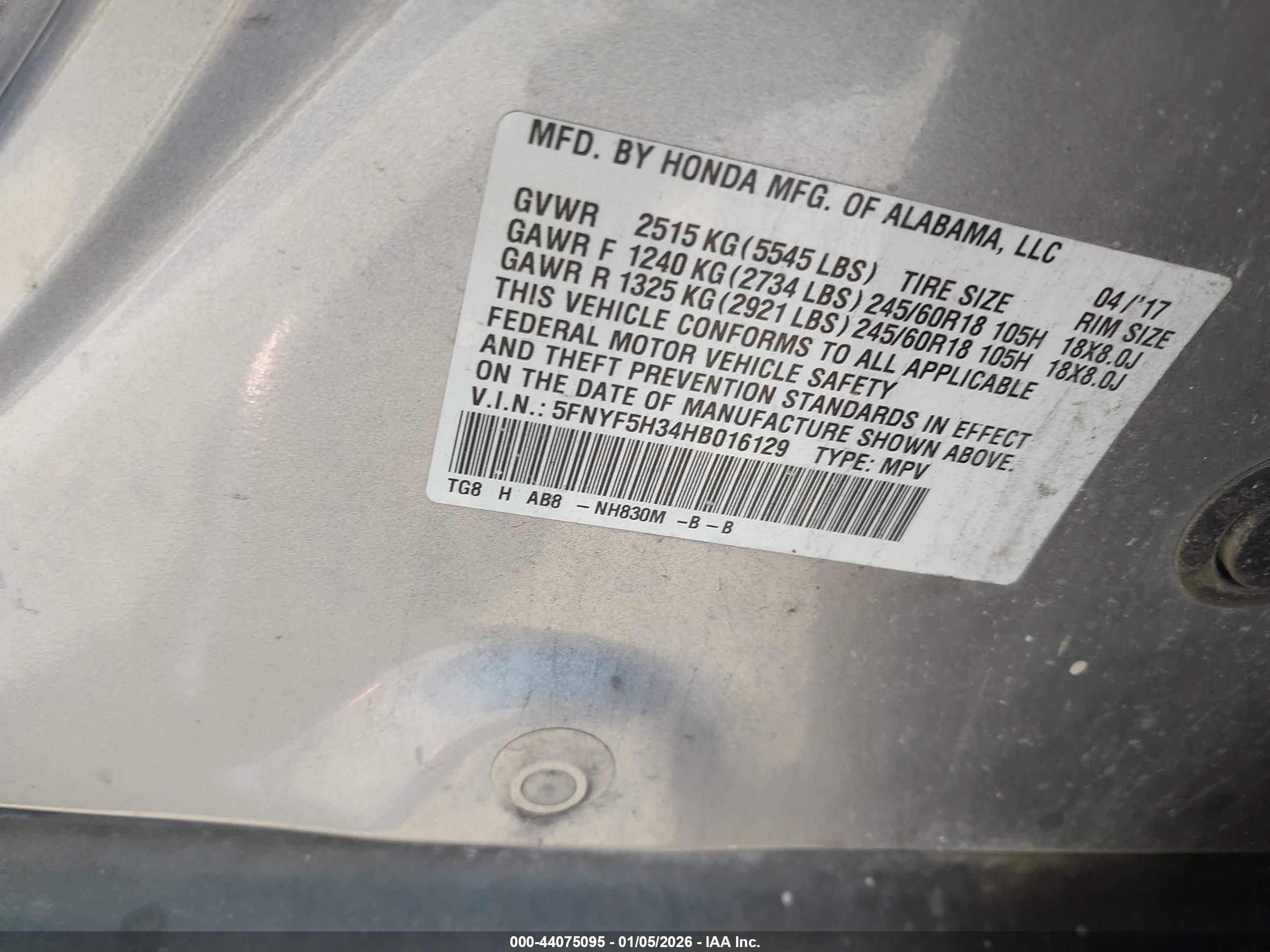 HONDA PILOT image 9