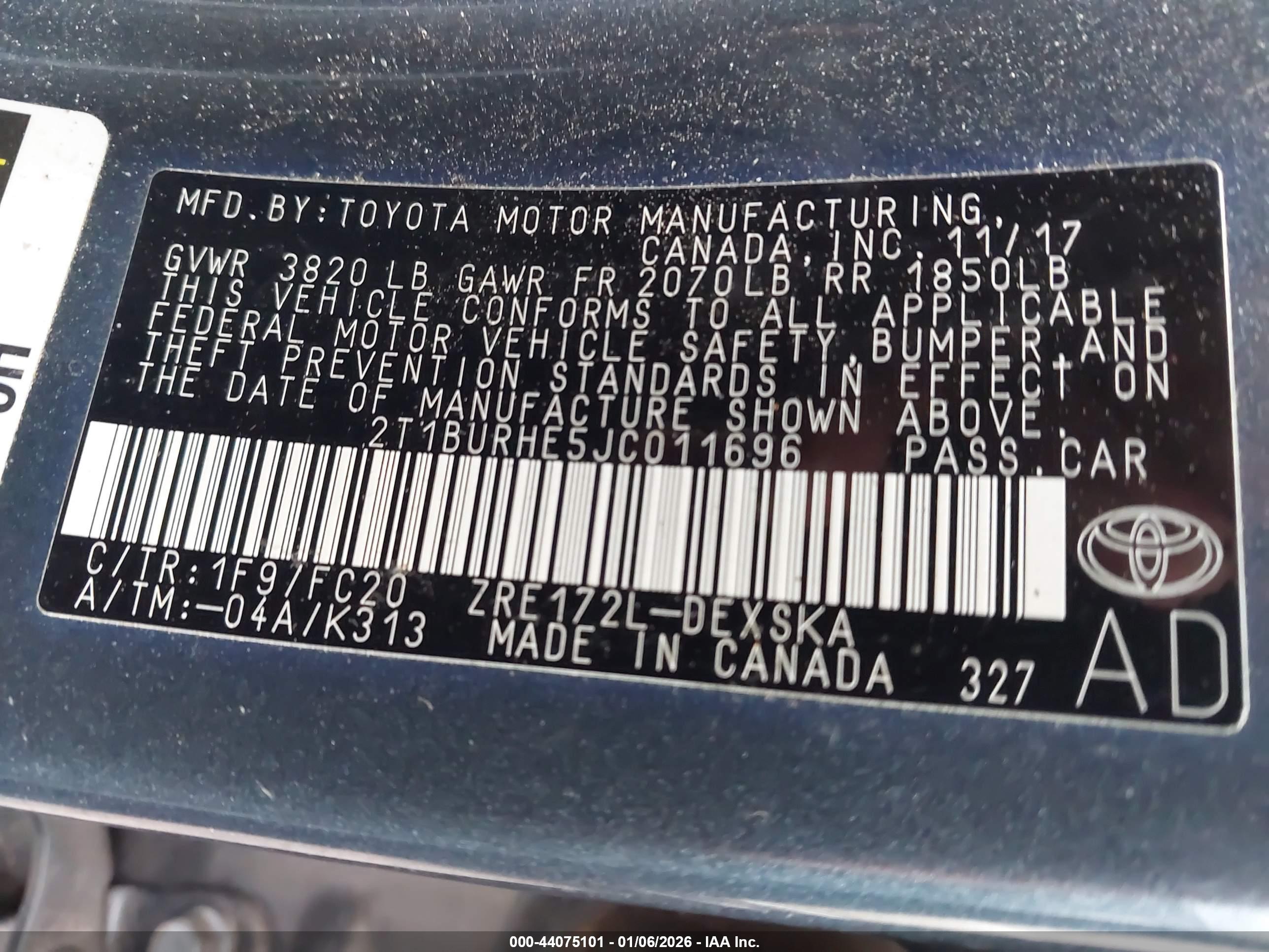 TOYOTA COROLLA image 9