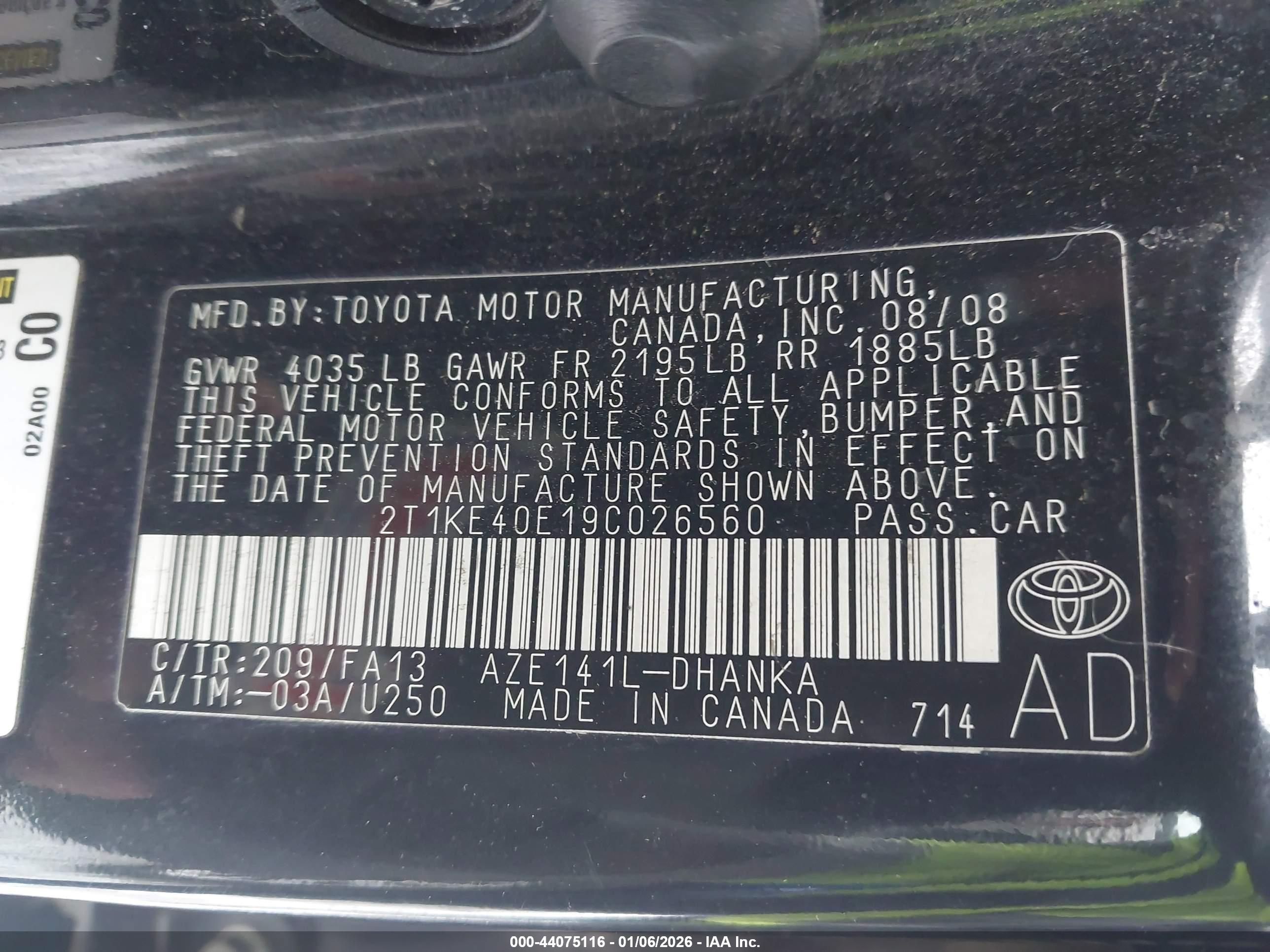 TOYOTA MATRIX image 9