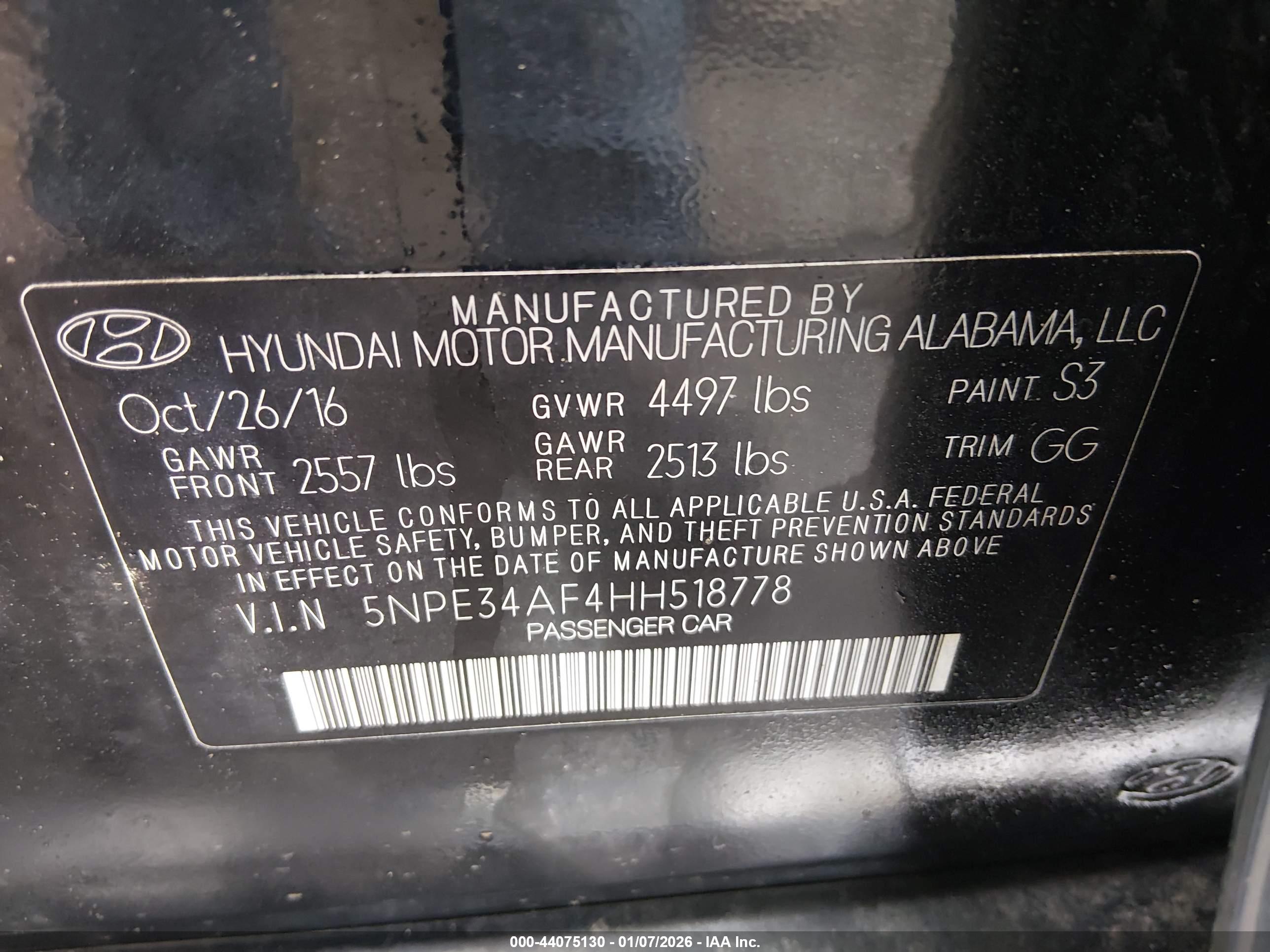 HYUNDAI SONATA image 9