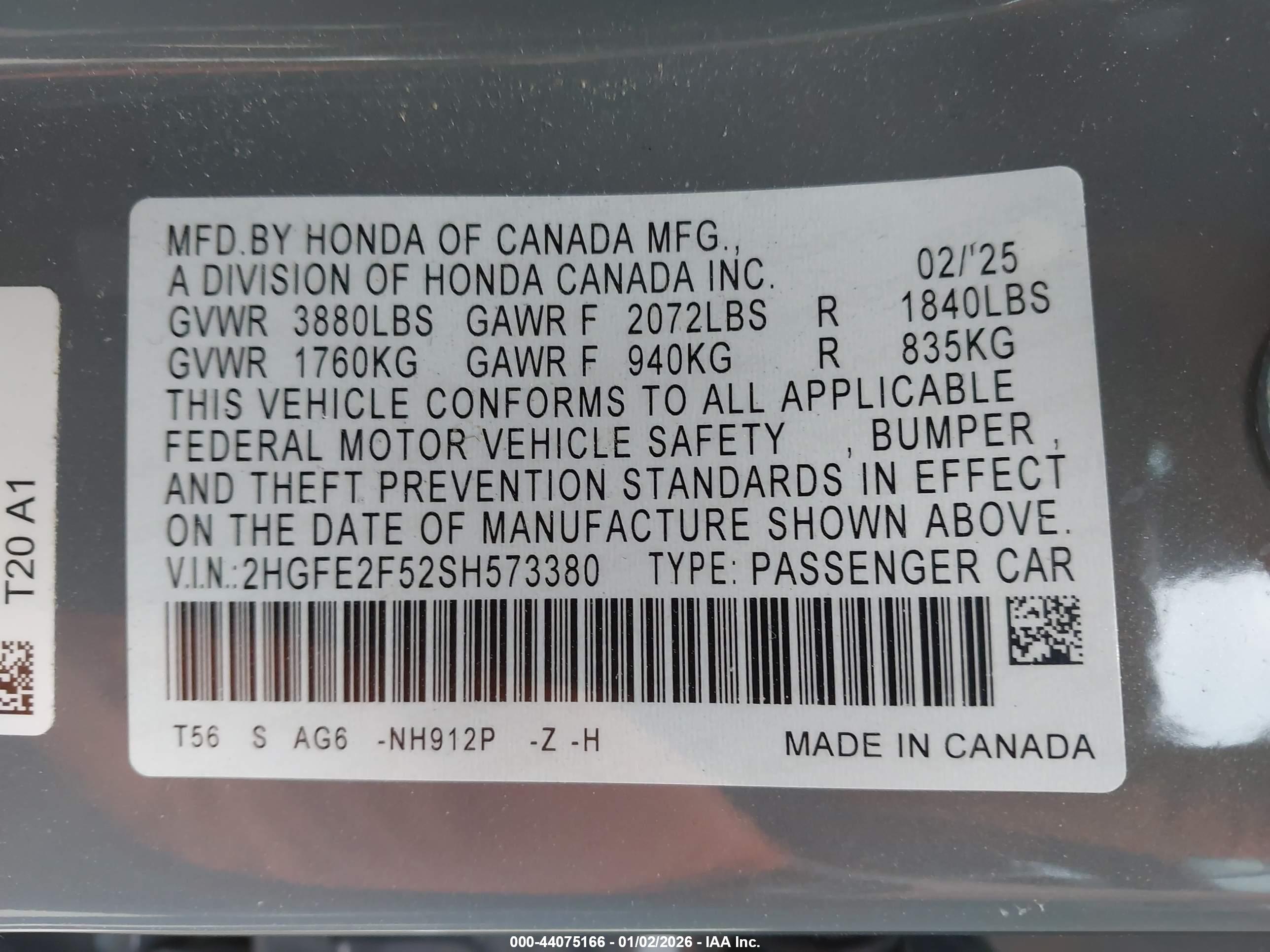 HONDA CIVIC image 9